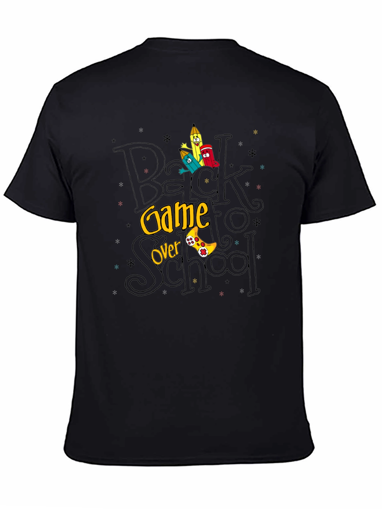Back to School Game Over Graphic Tee