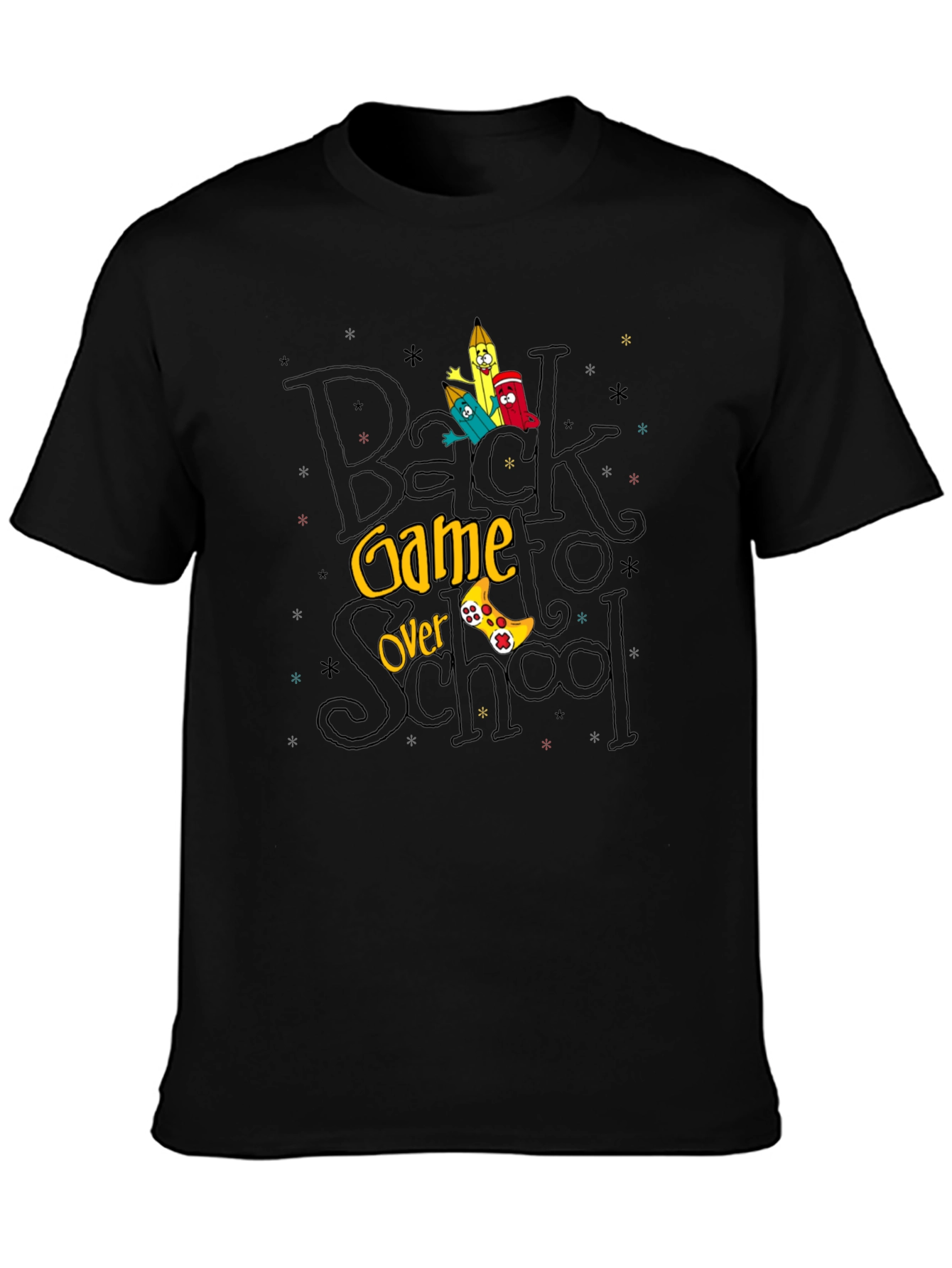 Back to School Game Over Graphic Tee