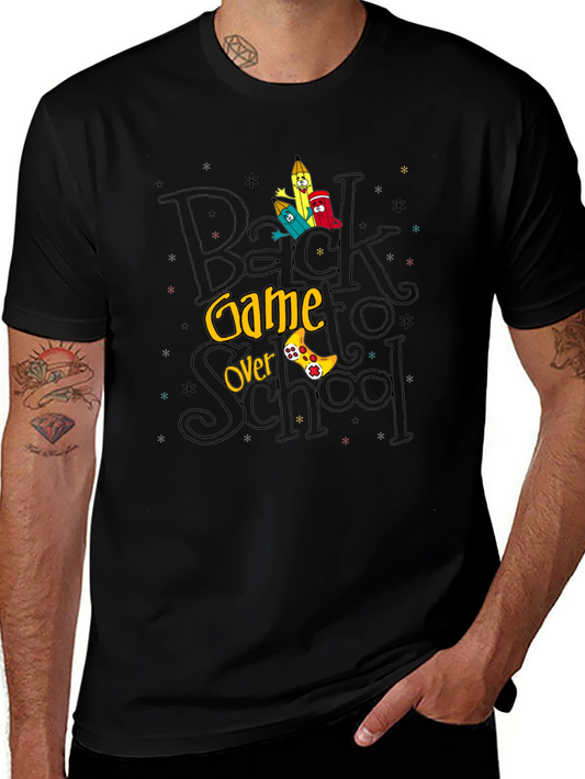 Back to School Game Over Graphic Tee