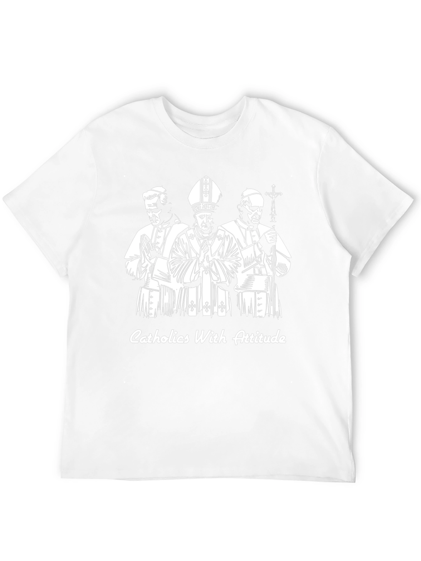 Catholics With Attitude Black T-Shirt