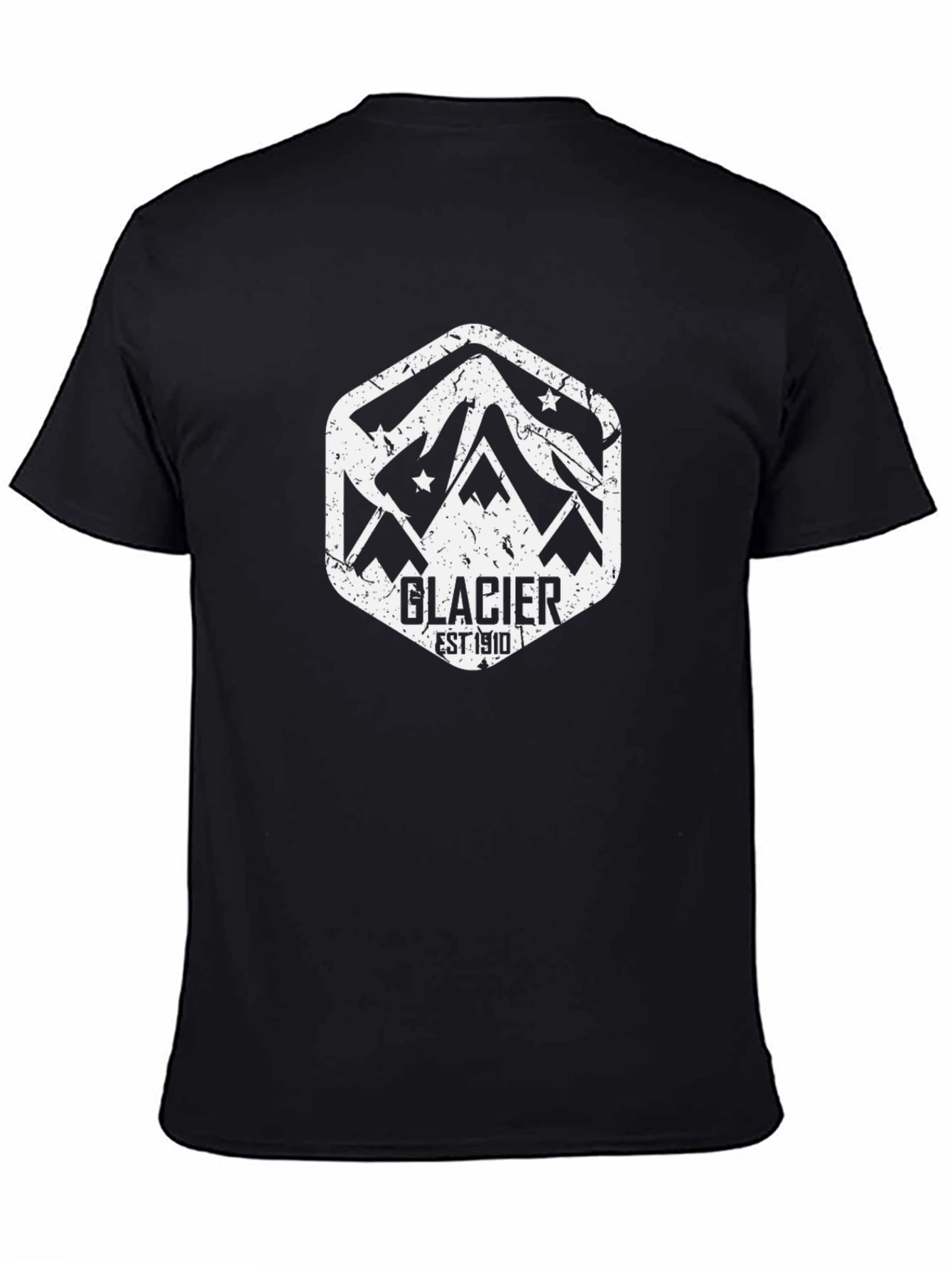 Glacier National Park T-Shirt - Black Graphic Tee