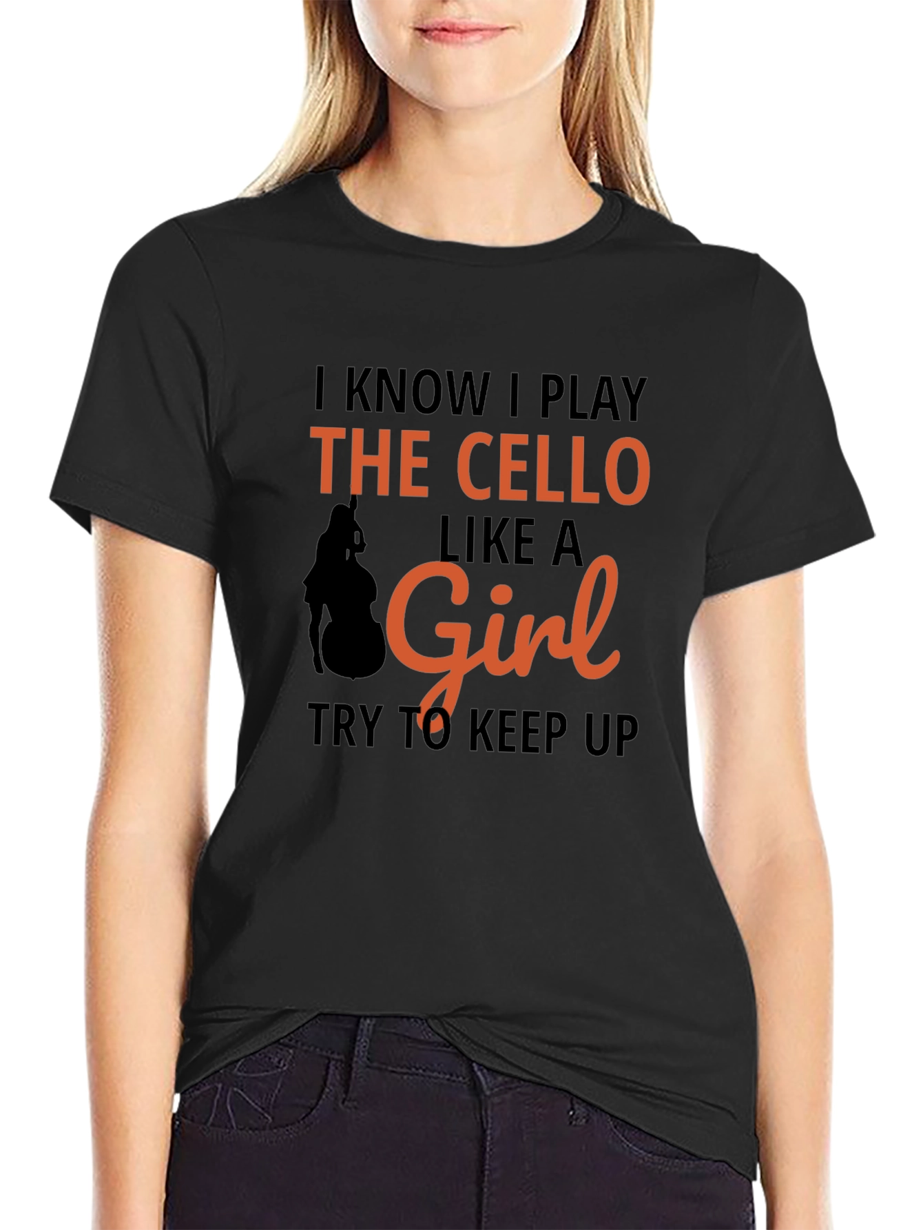 Cello Player Like A Girl T-Shirt
