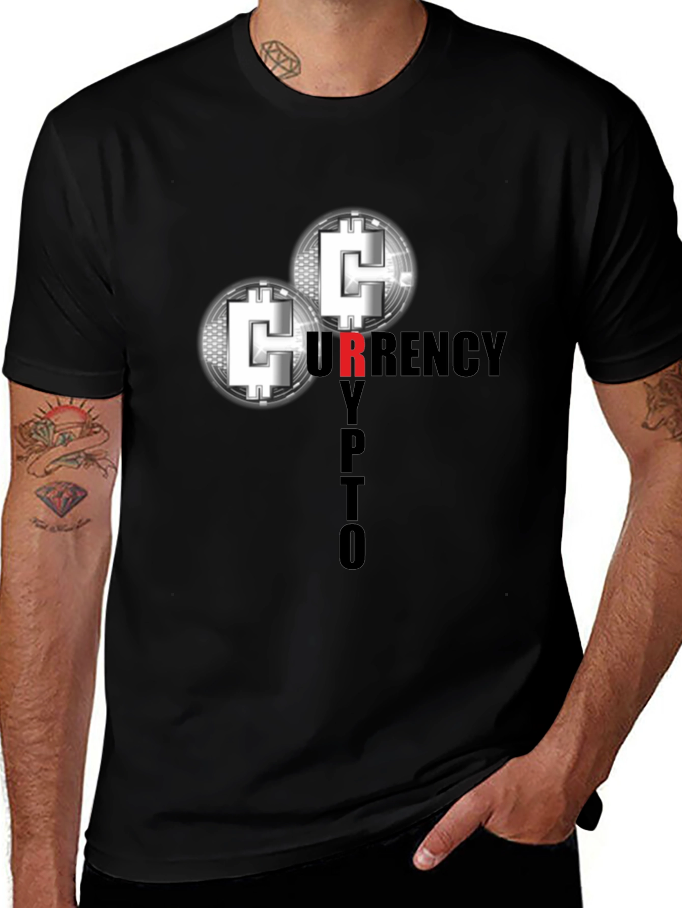 Crypto Currency Black T-Shirt