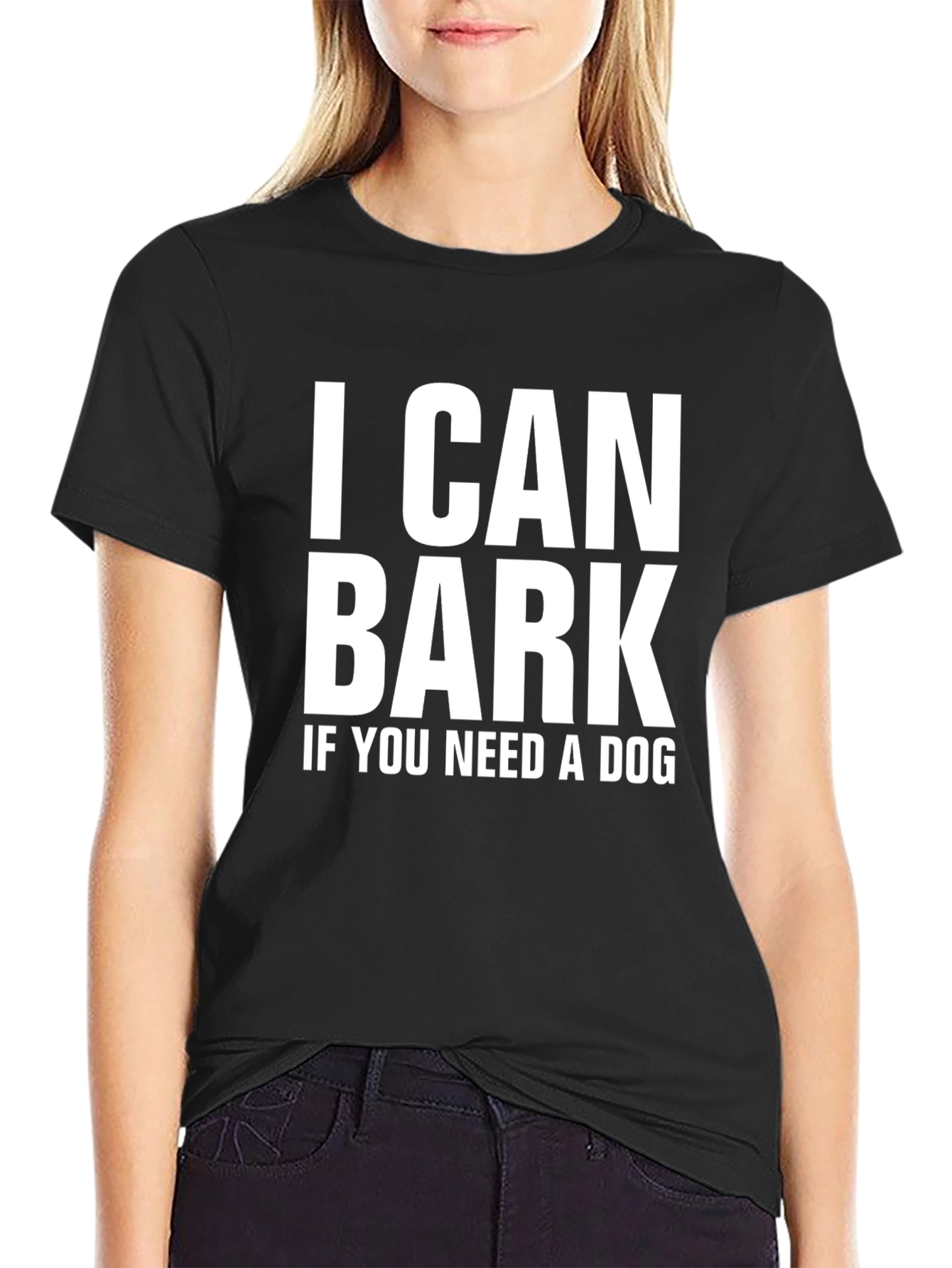 I Can Bark Funny Graphic Tee