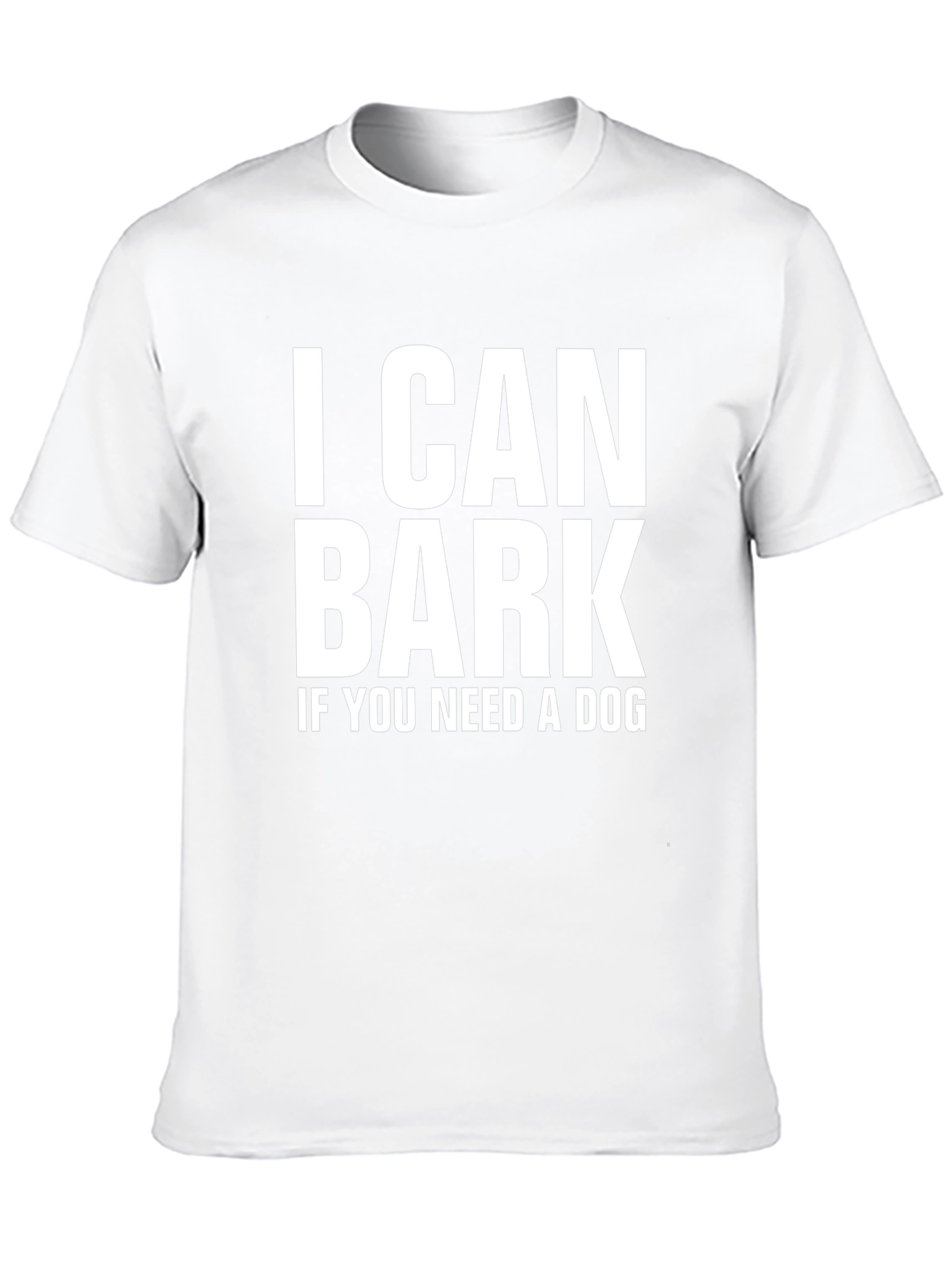 I Can Bark Funny Graphic Tee