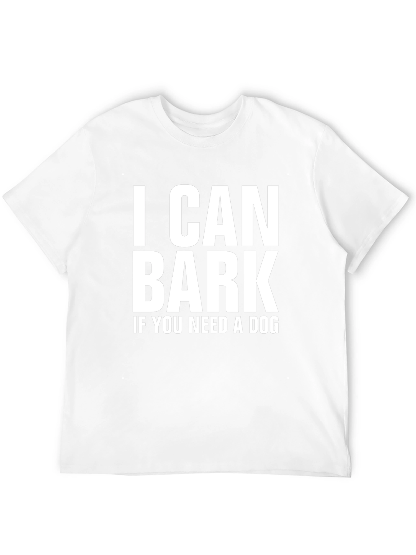 I Can Bark Funny Graphic Tee