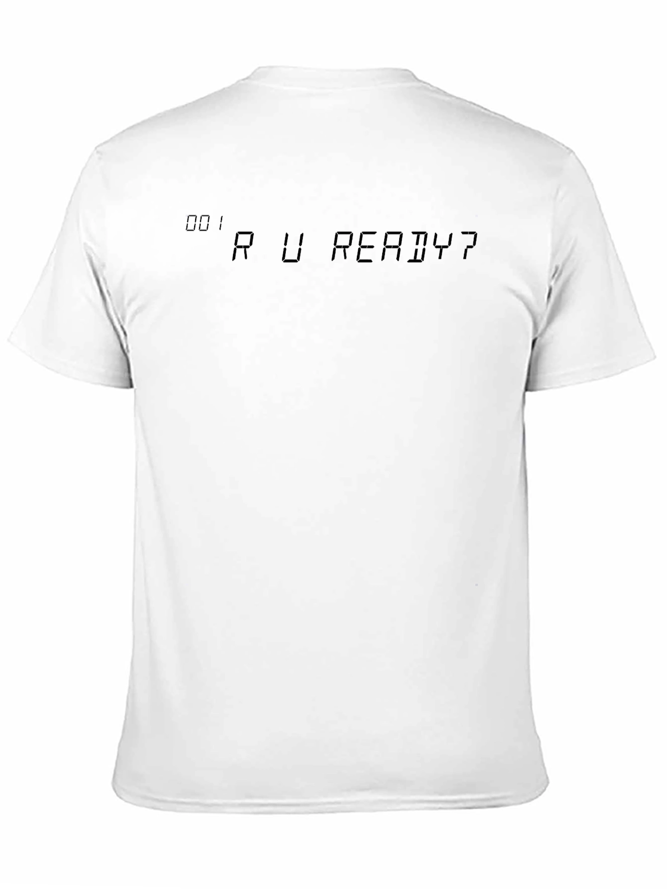 R U Ready? Black Graphic Tee
