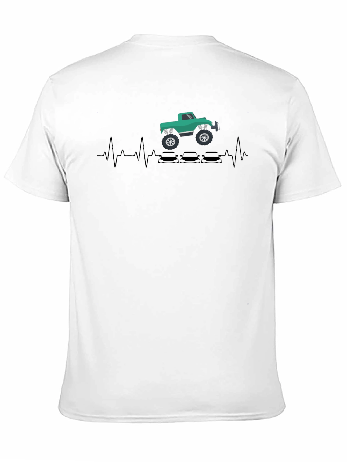 Monster Truck Heartbeat T-Shirt
