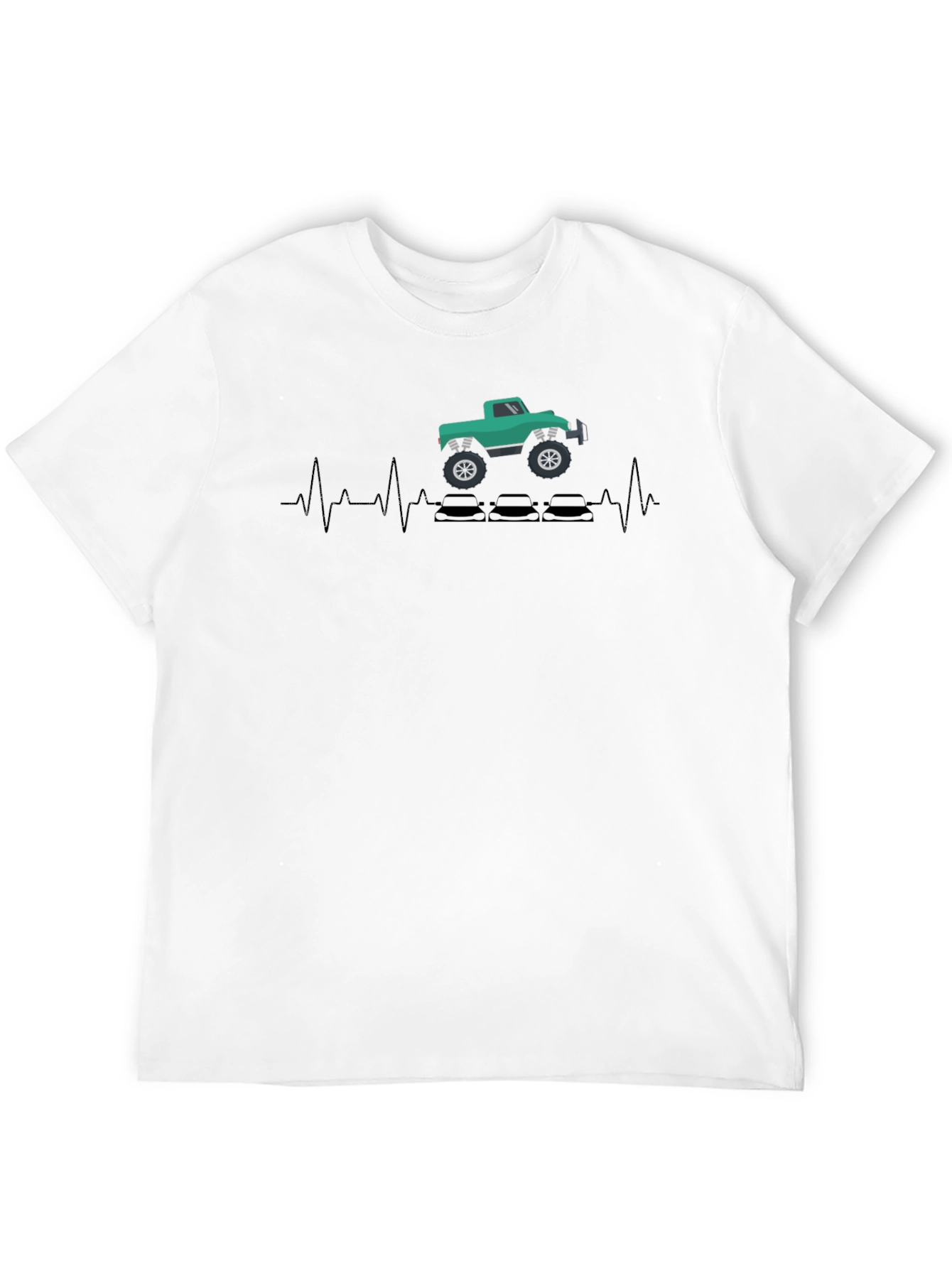 Monster Truck Heartbeat T-Shirt
