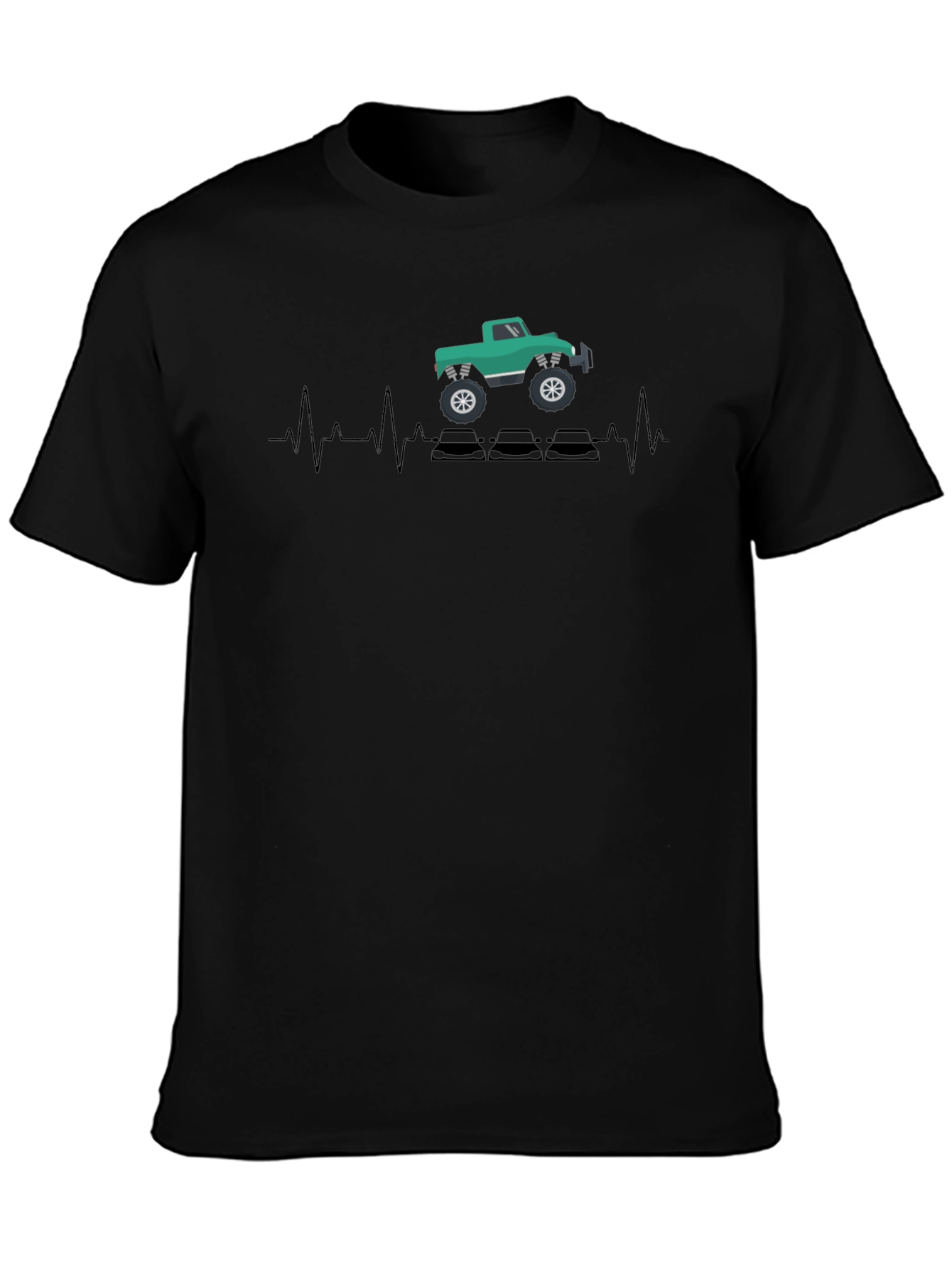 Monster Truck Heartbeat T-Shirt