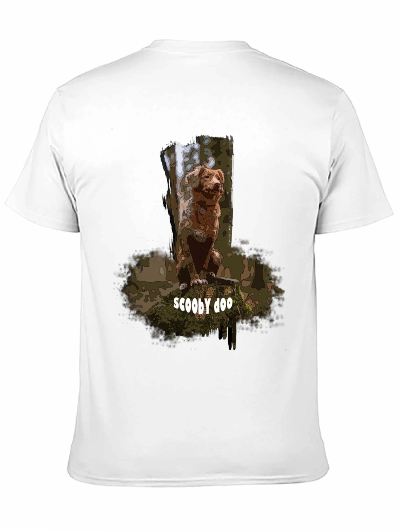 Scooby Doo Cartoon Dog Graphic T-Shirt
