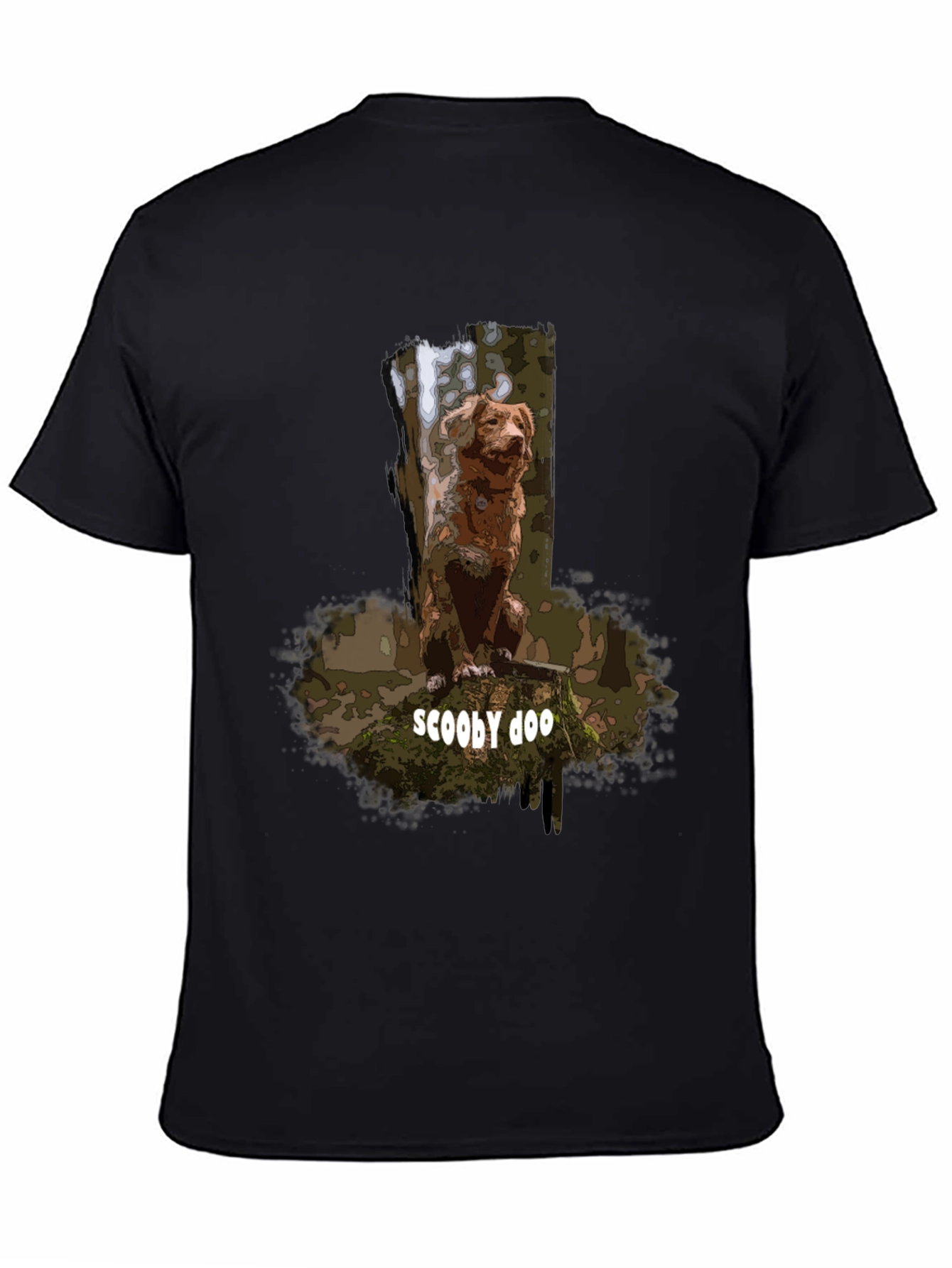 Scooby Doo Cartoon Dog Graphic T-Shirt
