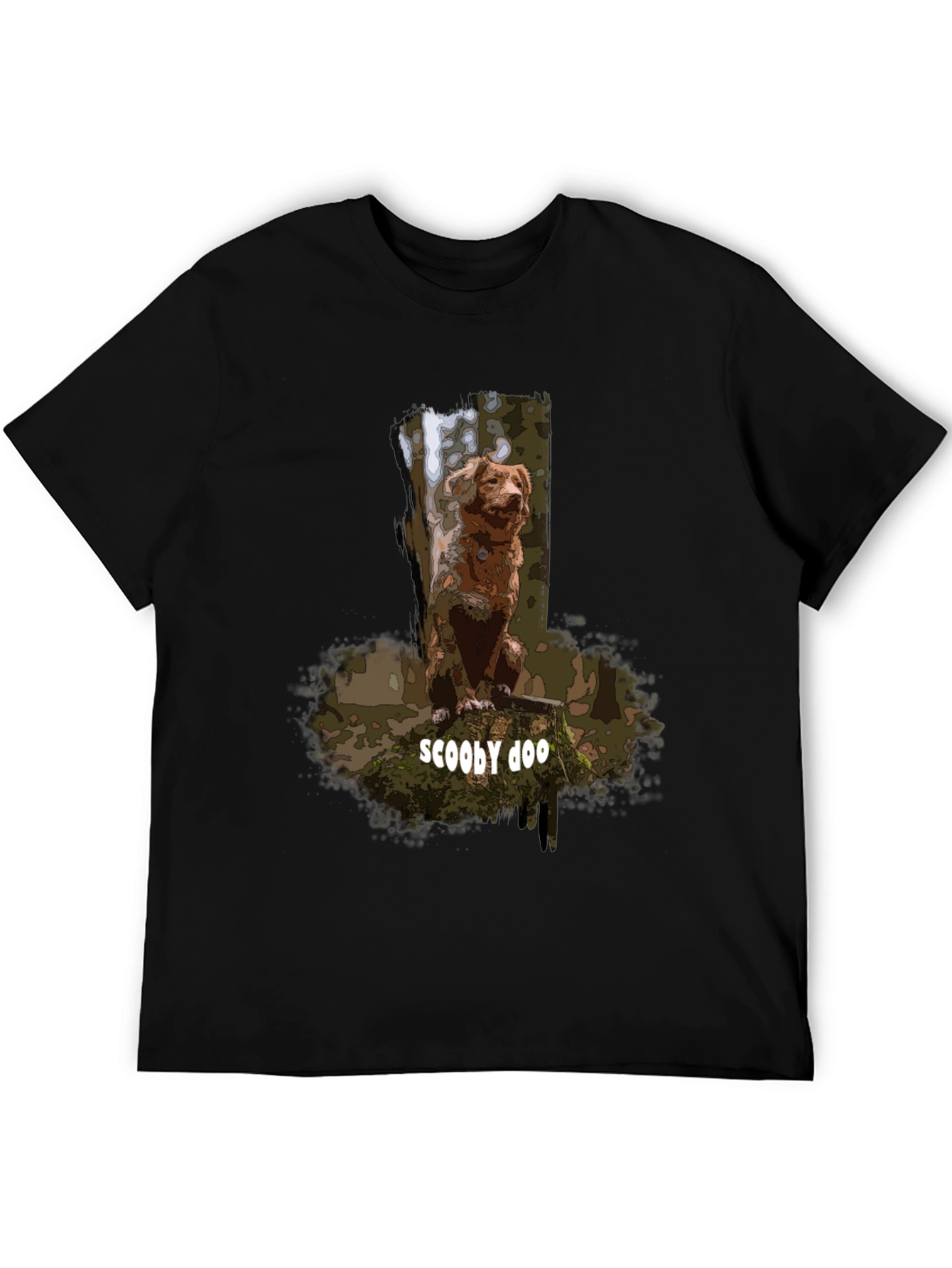 Scooby Doo Cartoon Dog Graphic T-Shirt