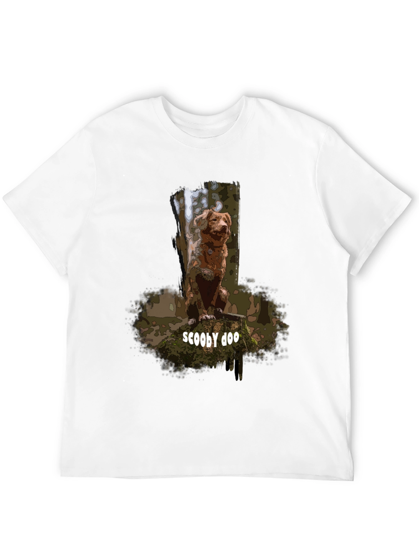 Scooby Doo Cartoon Dog Graphic T-Shirt