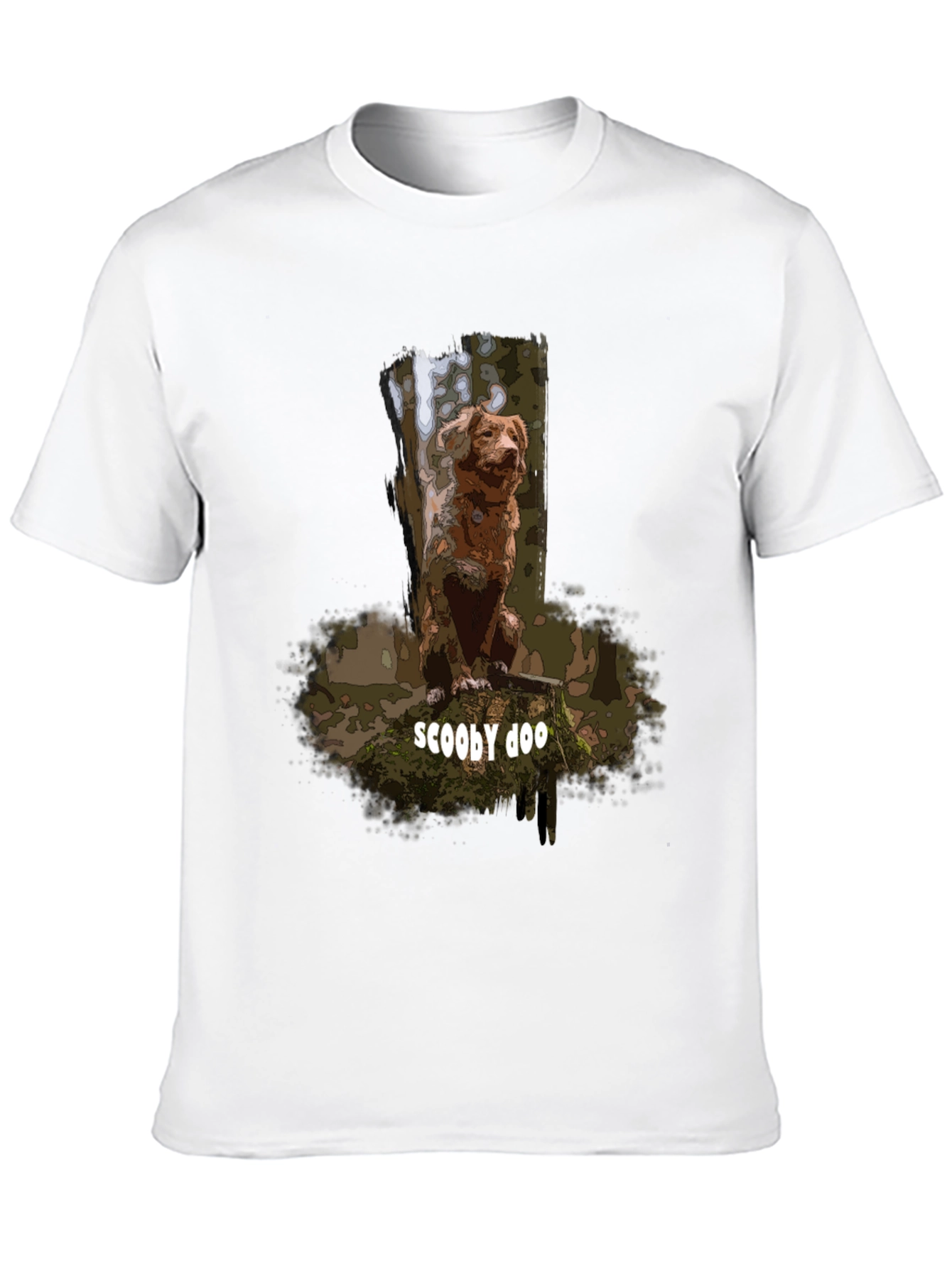 Scooby Doo Cartoon Dog Graphic T-Shirt