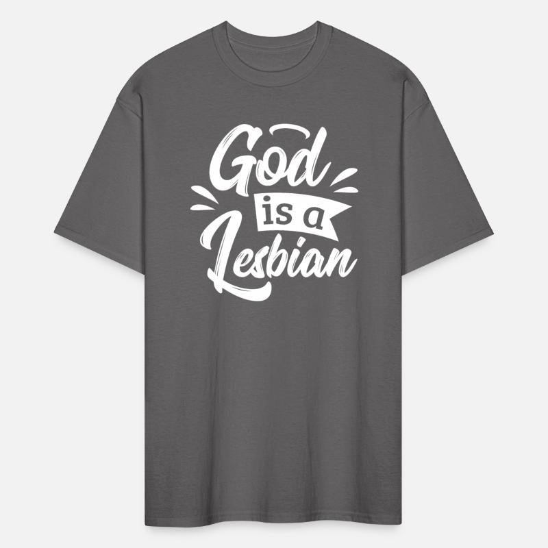 LGBT Gay Pride Lesbian God is a Lesbian white