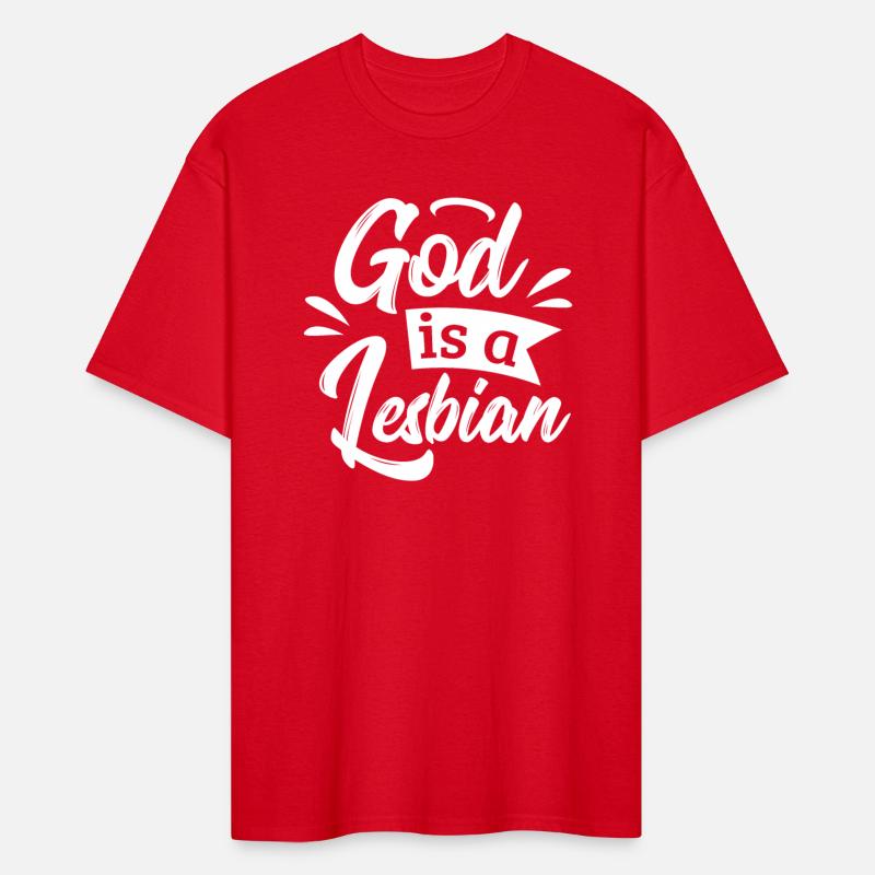 LGBT Gay Pride Lesbian God is a Lesbian white