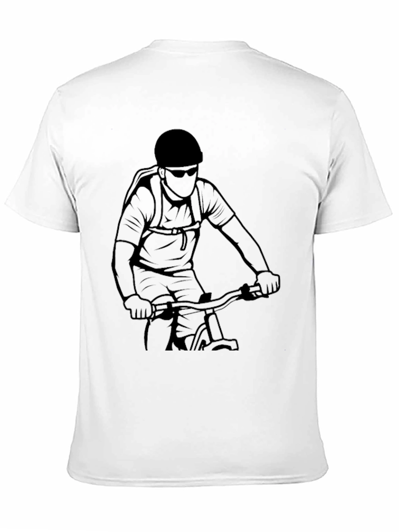 Mountain Bike Graphic T-Shirt - Black