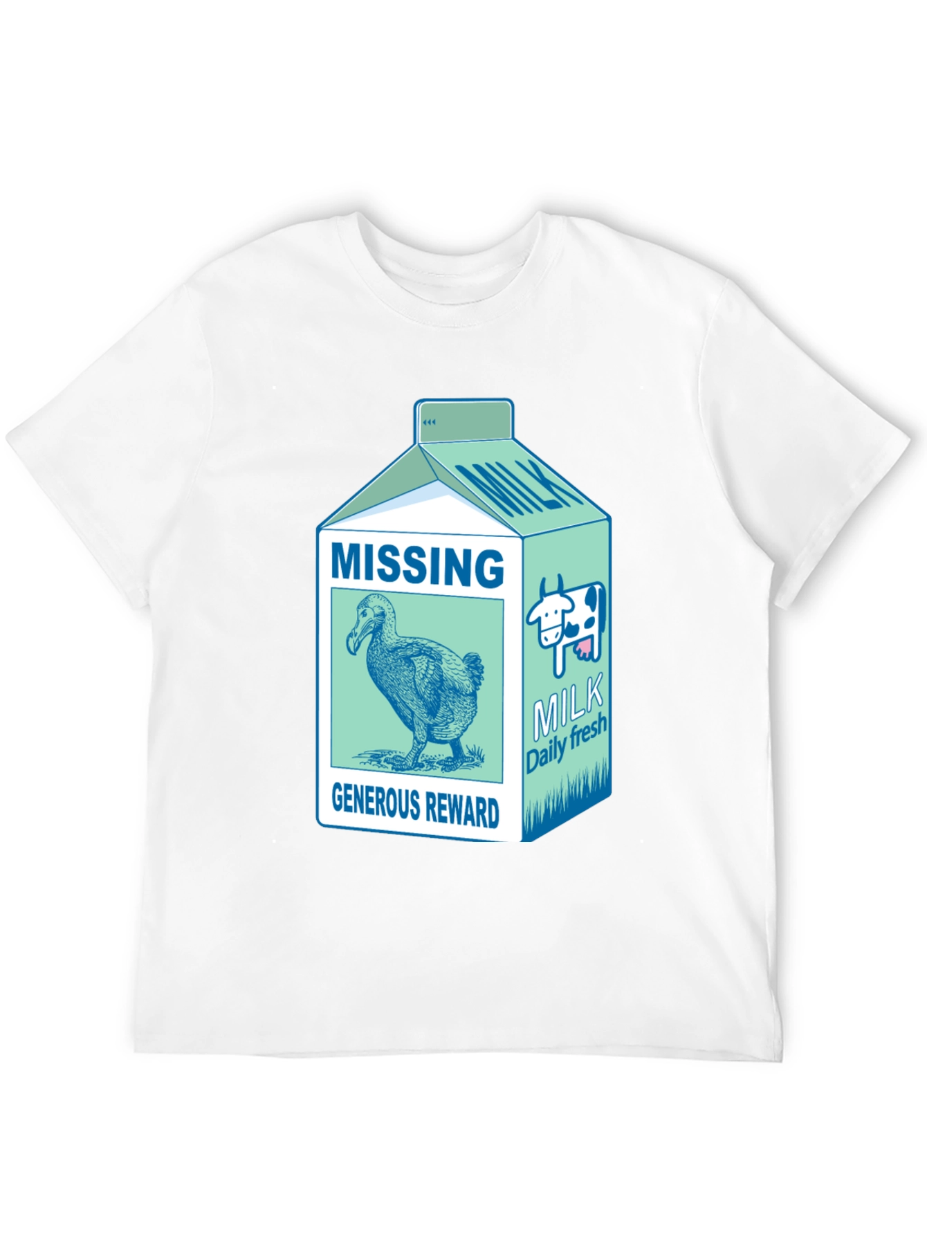 Dodo Bird Milk Carton Graphic Tee