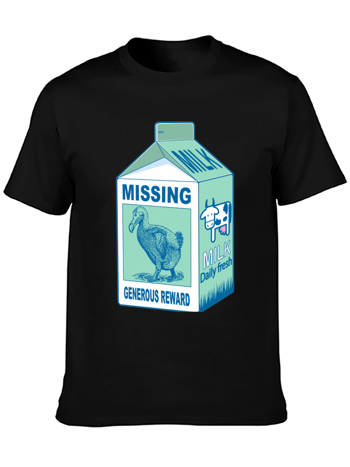 Dodo Bird Milk Carton Graphic Tee
