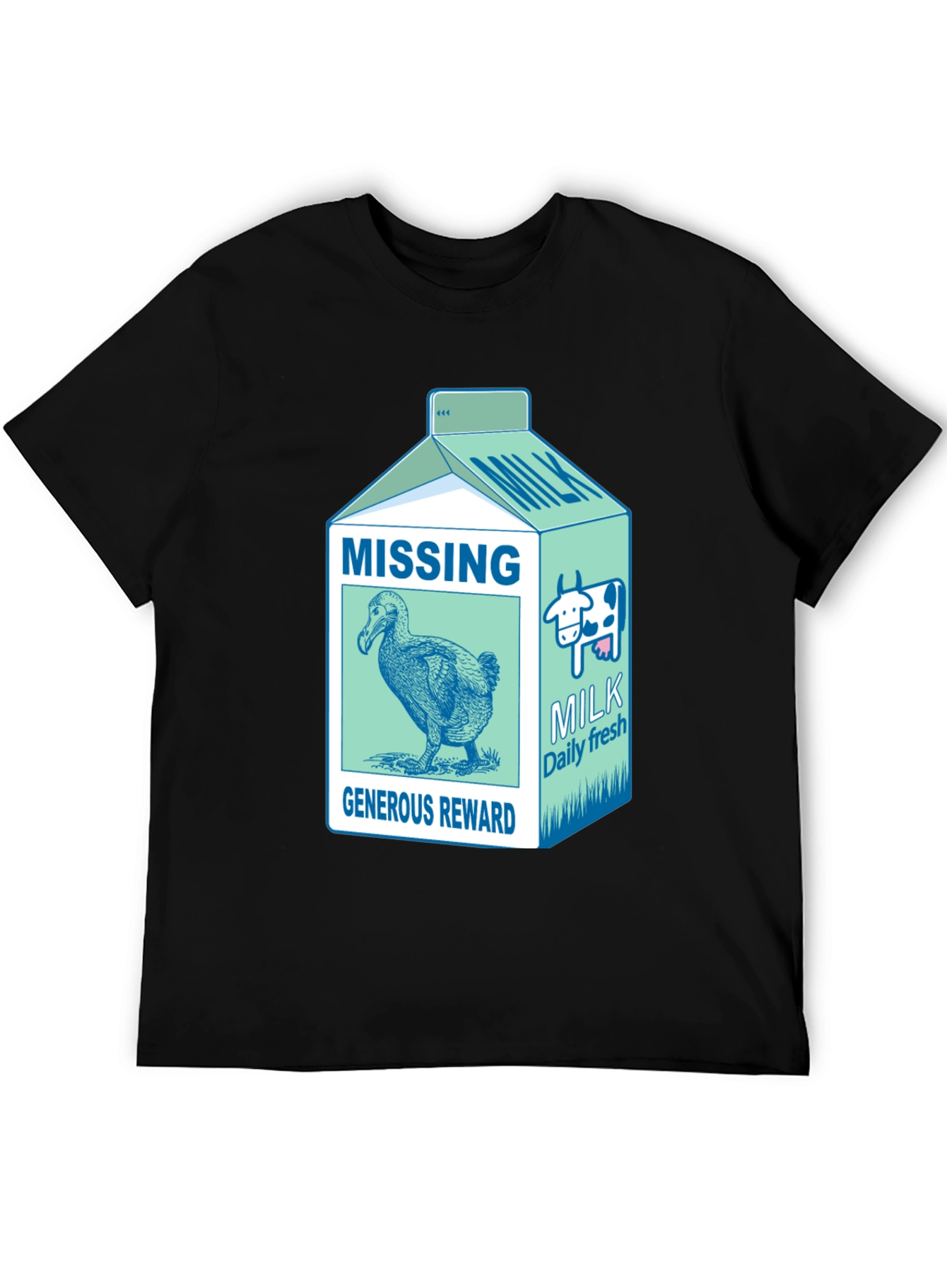 Dodo Bird Milk Carton Graphic Tee