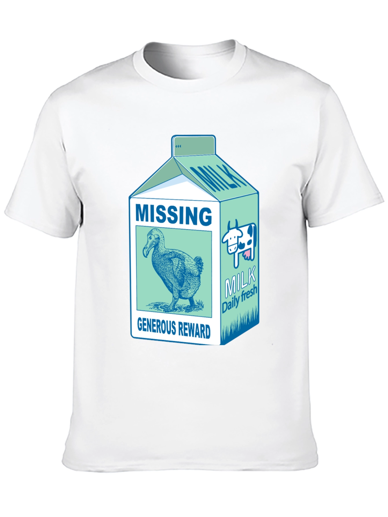 Dodo Bird Milk Carton Graphic Tee