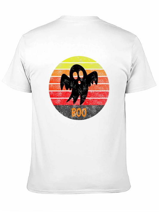 Boo Ghost Retro Halloween T-Shirt