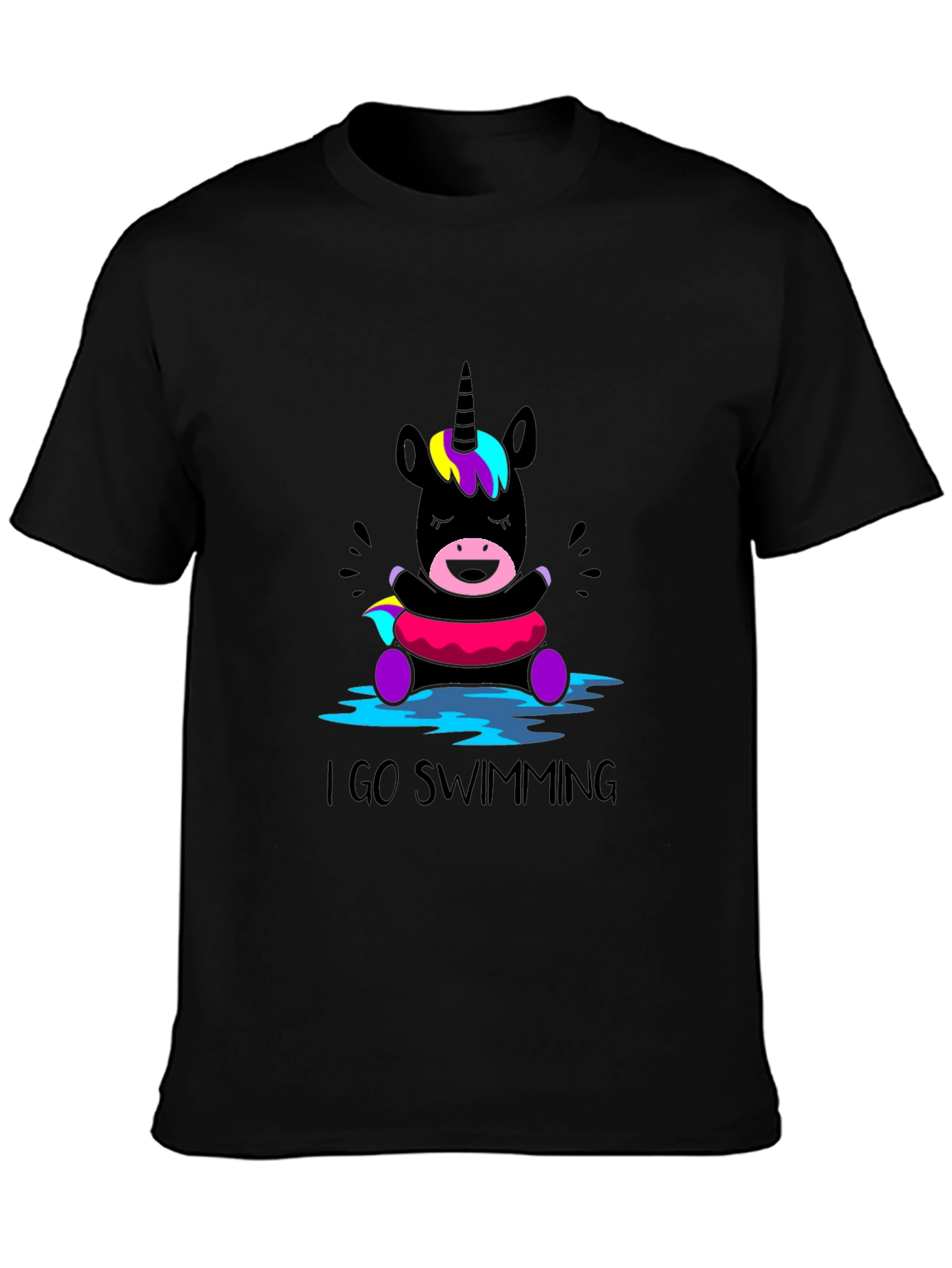 Unicorn Swimming T-Shirt