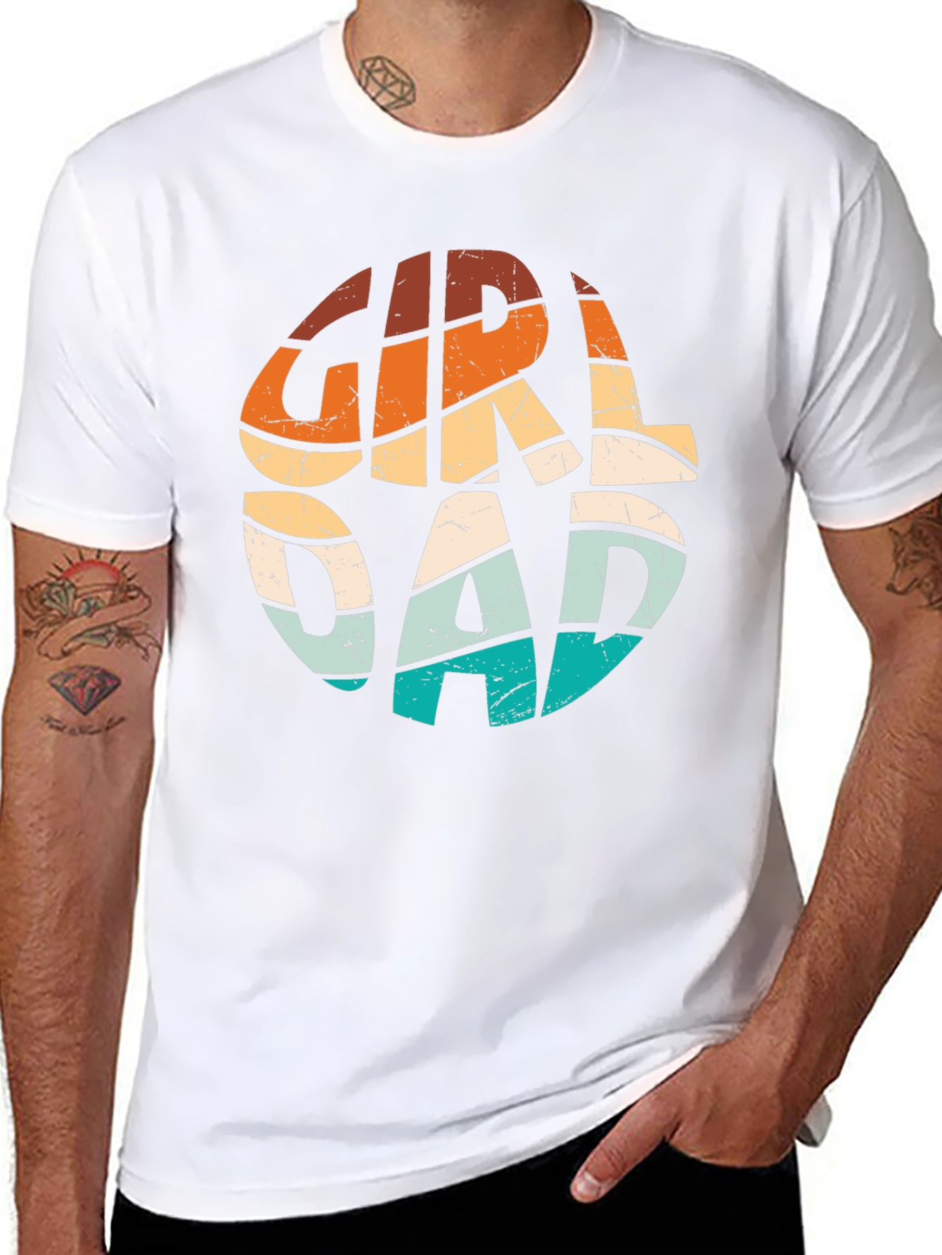 Girl Dad Retro T-Shirt