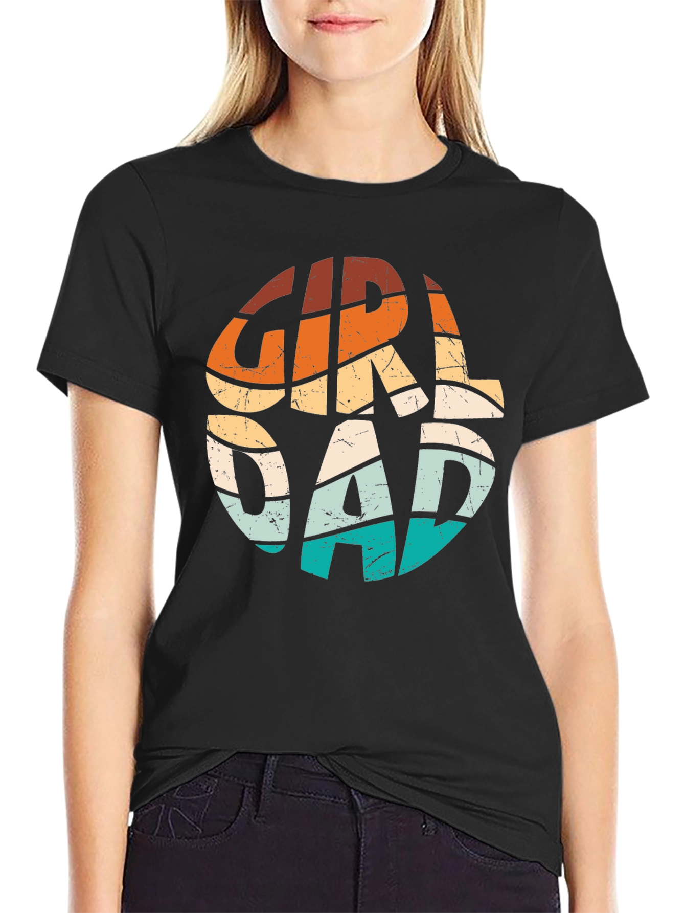 Girl Dad Retro T-Shirt