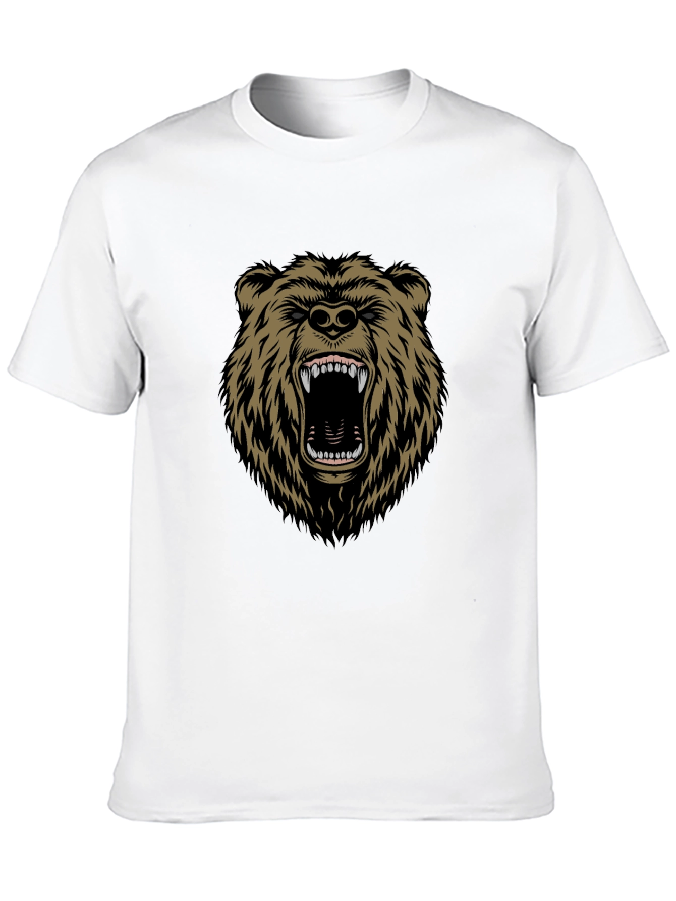 Bear Graphic T-Shirt - Mens Black Tee