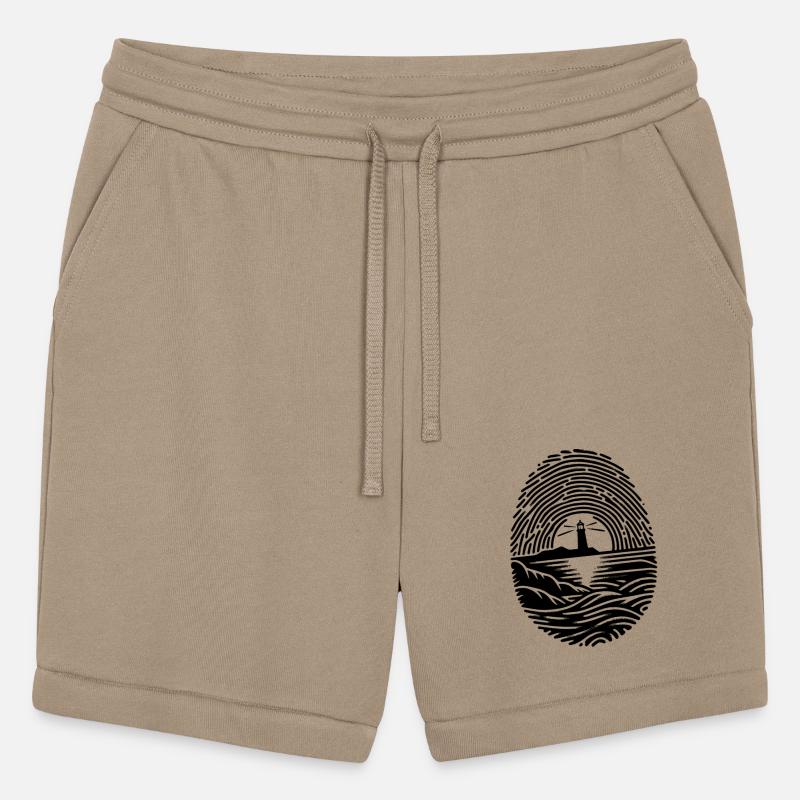 Lighthouse Scene Sunset Fingerprint