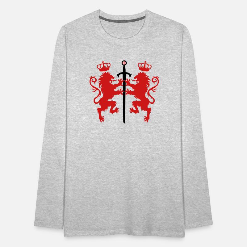 Lions with Sword Crusades Crown King Luxury 2c