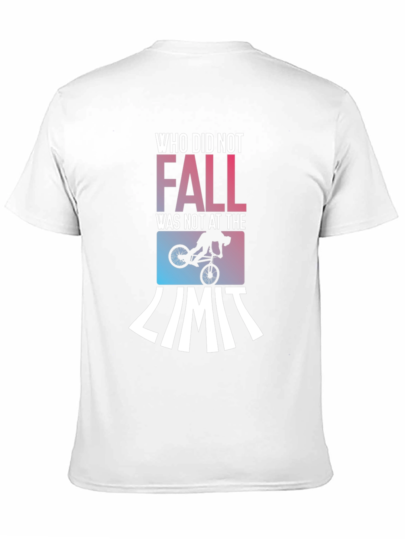 Who Did Not Fall T-Shirt - Mountain Bike Gift
