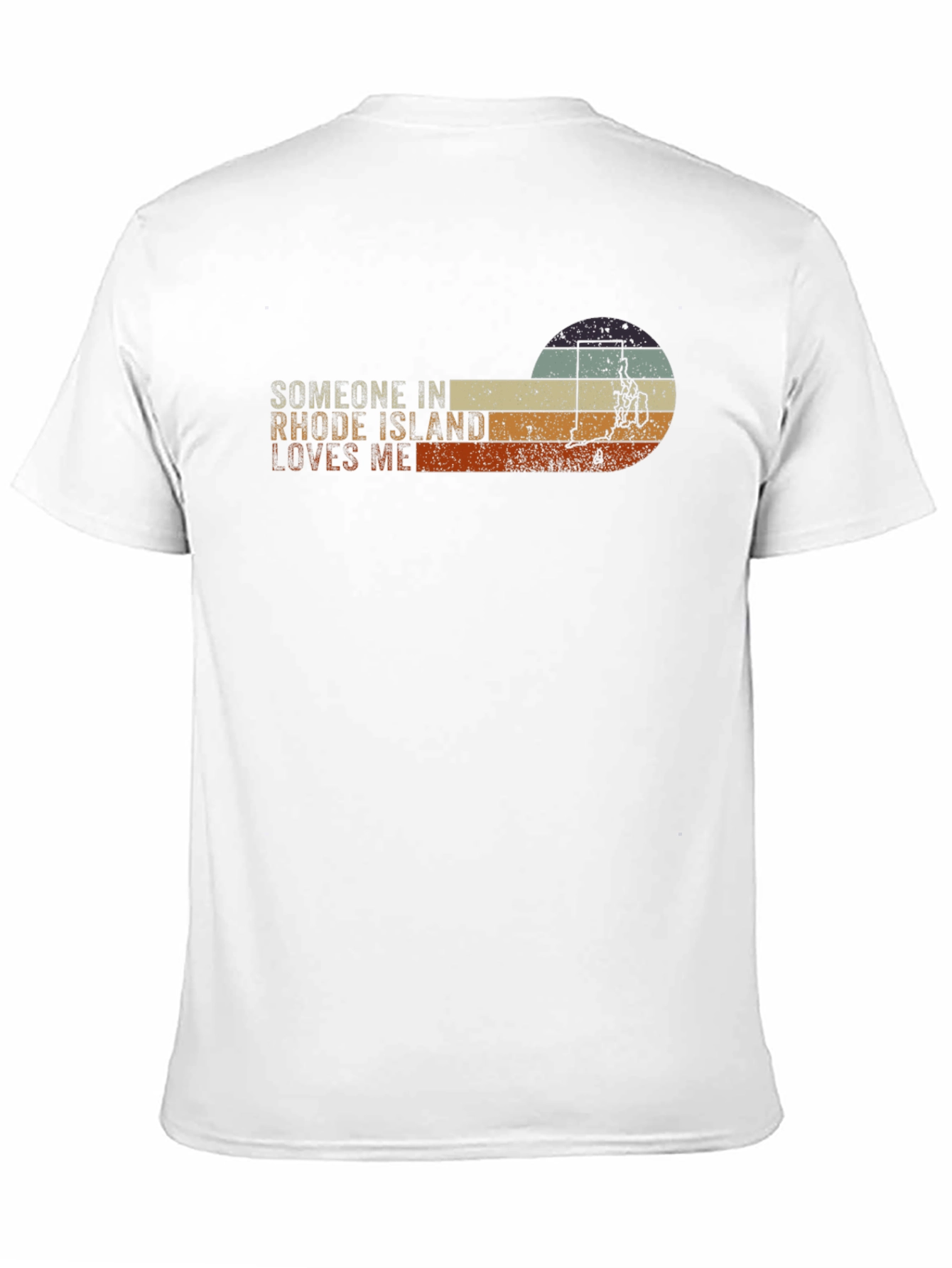 Rhode Island Lover Retro Graphic T-Shirt
