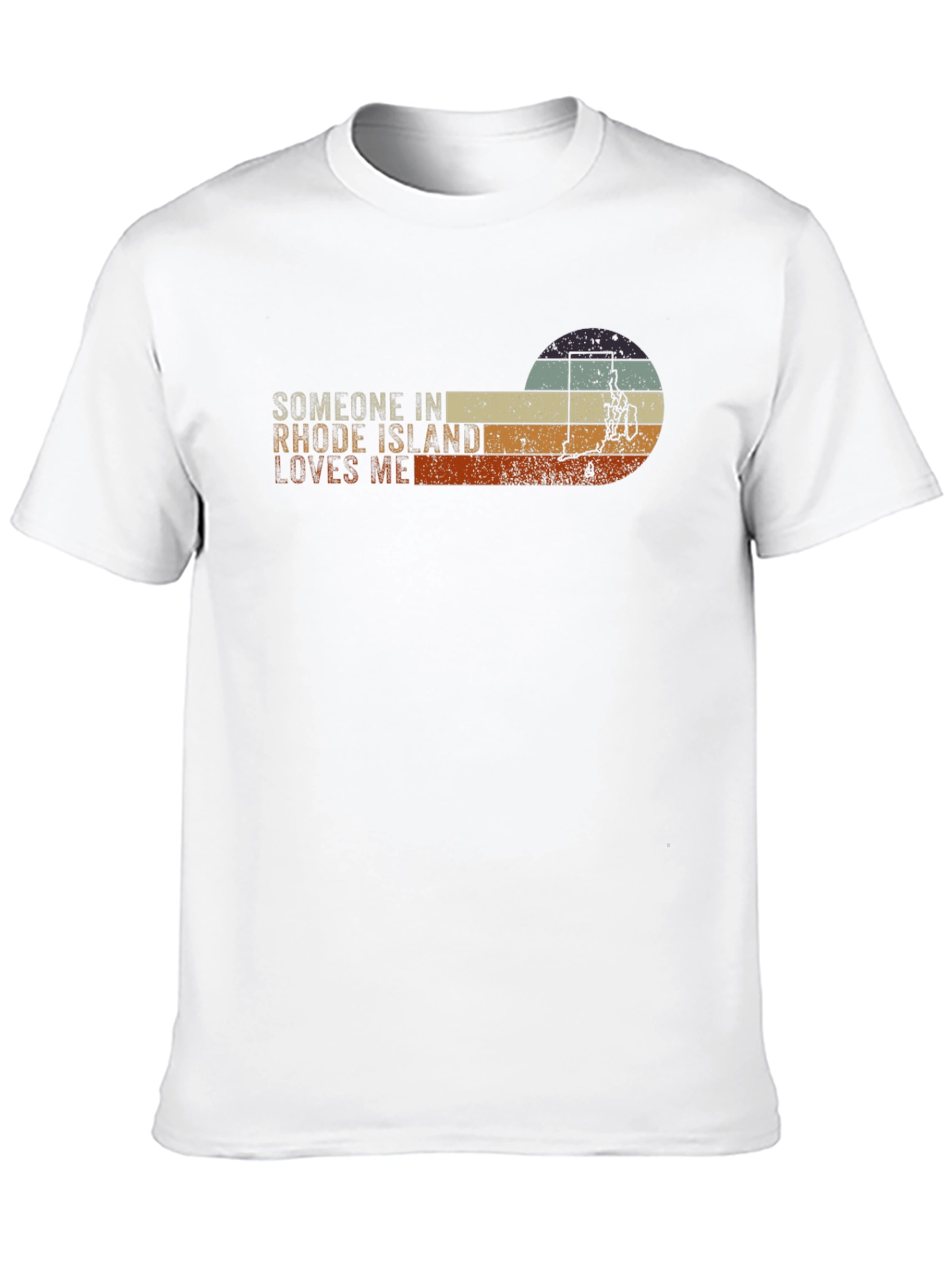 Rhode Island Lover Retro Graphic T-Shirt