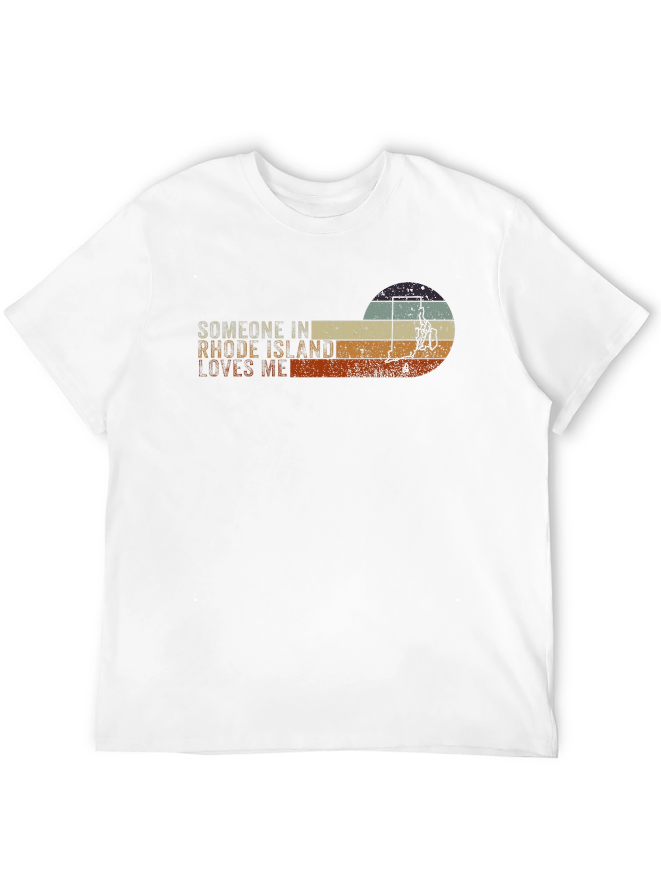 Rhode Island Lover Retro Graphic T-Shirt