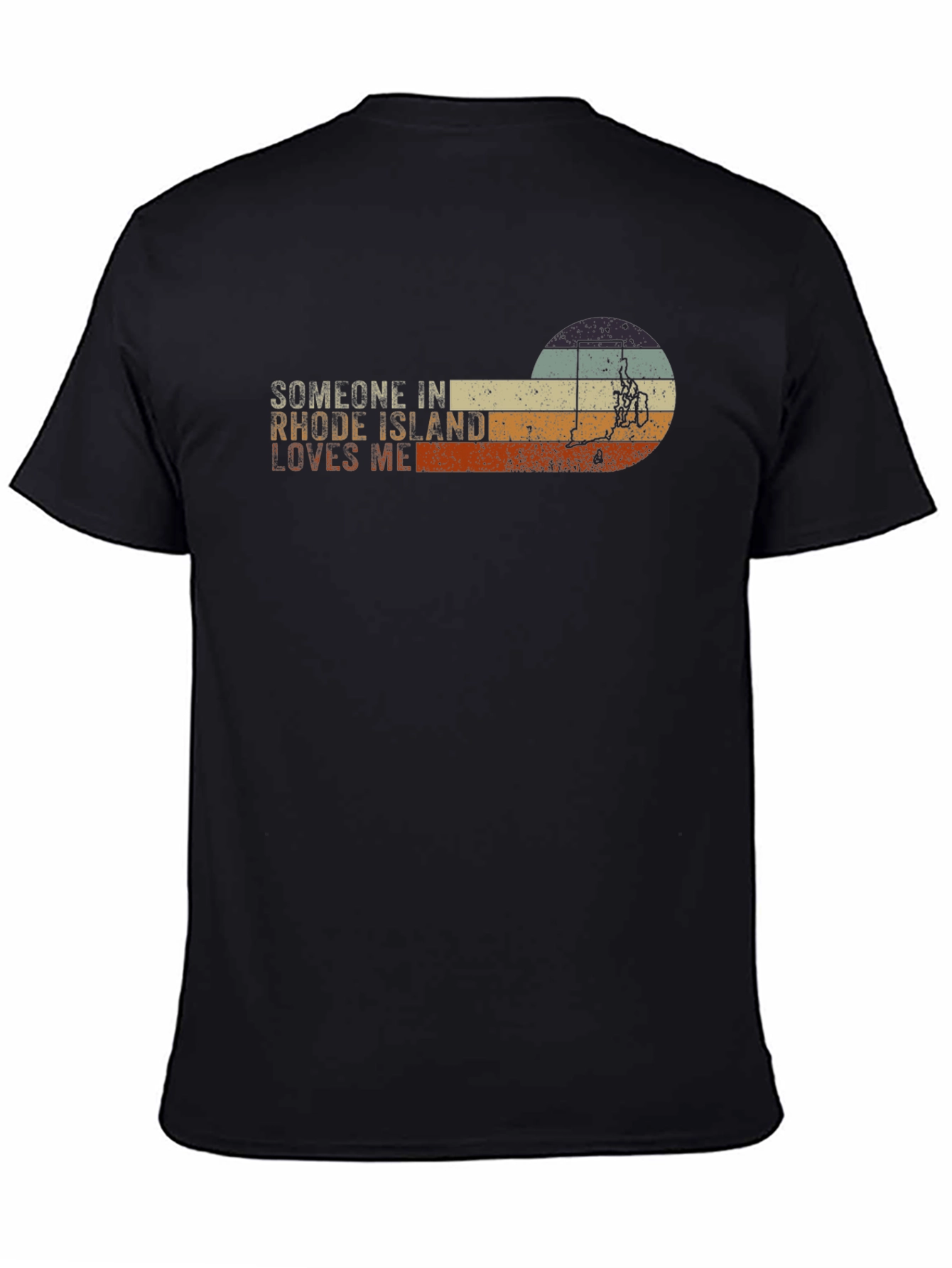 Rhode Island Lover Retro Graphic T-Shirt