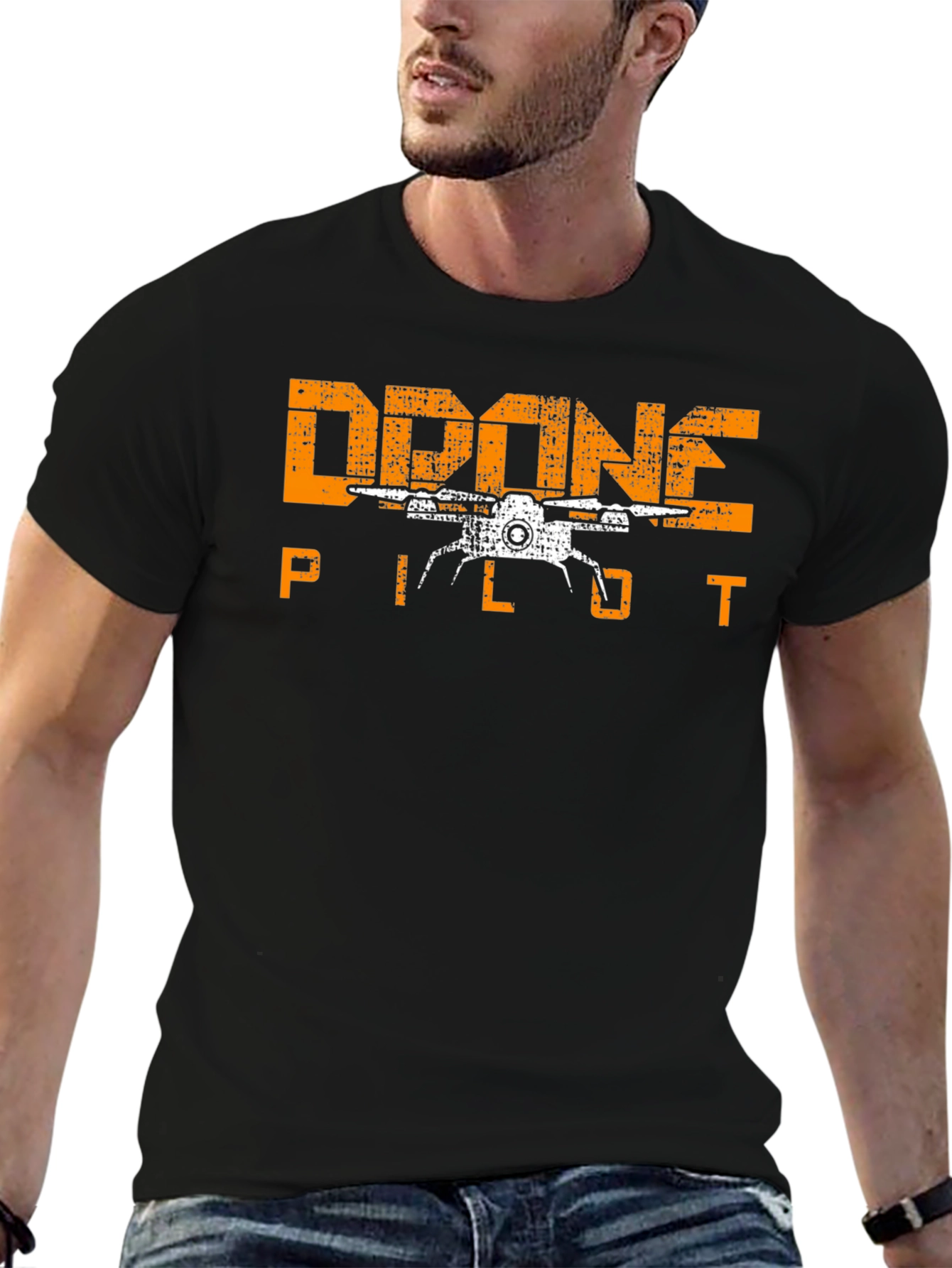 Drone Pilot Graphic Tee - Black