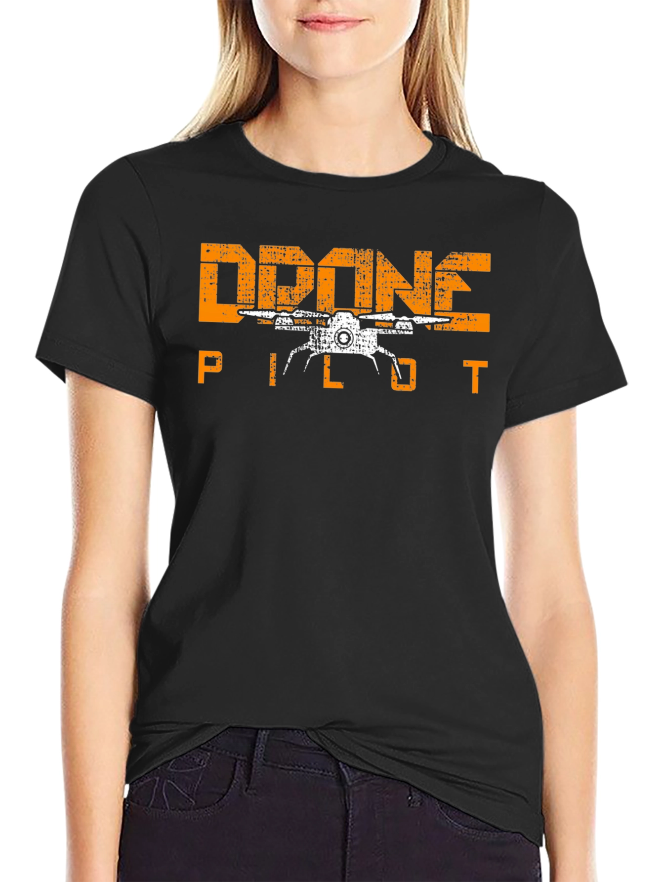 Drone Pilot Graphic Tee - Black