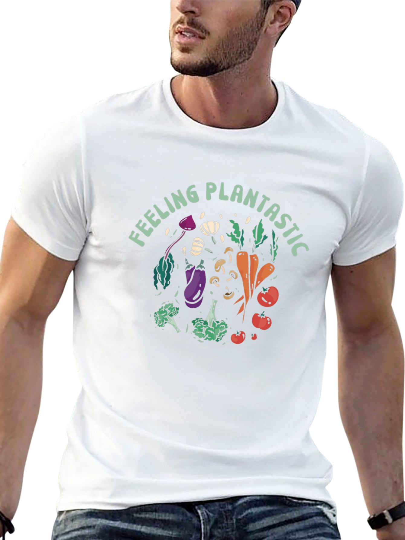 Feeling Plantastic Black Graphic Tee