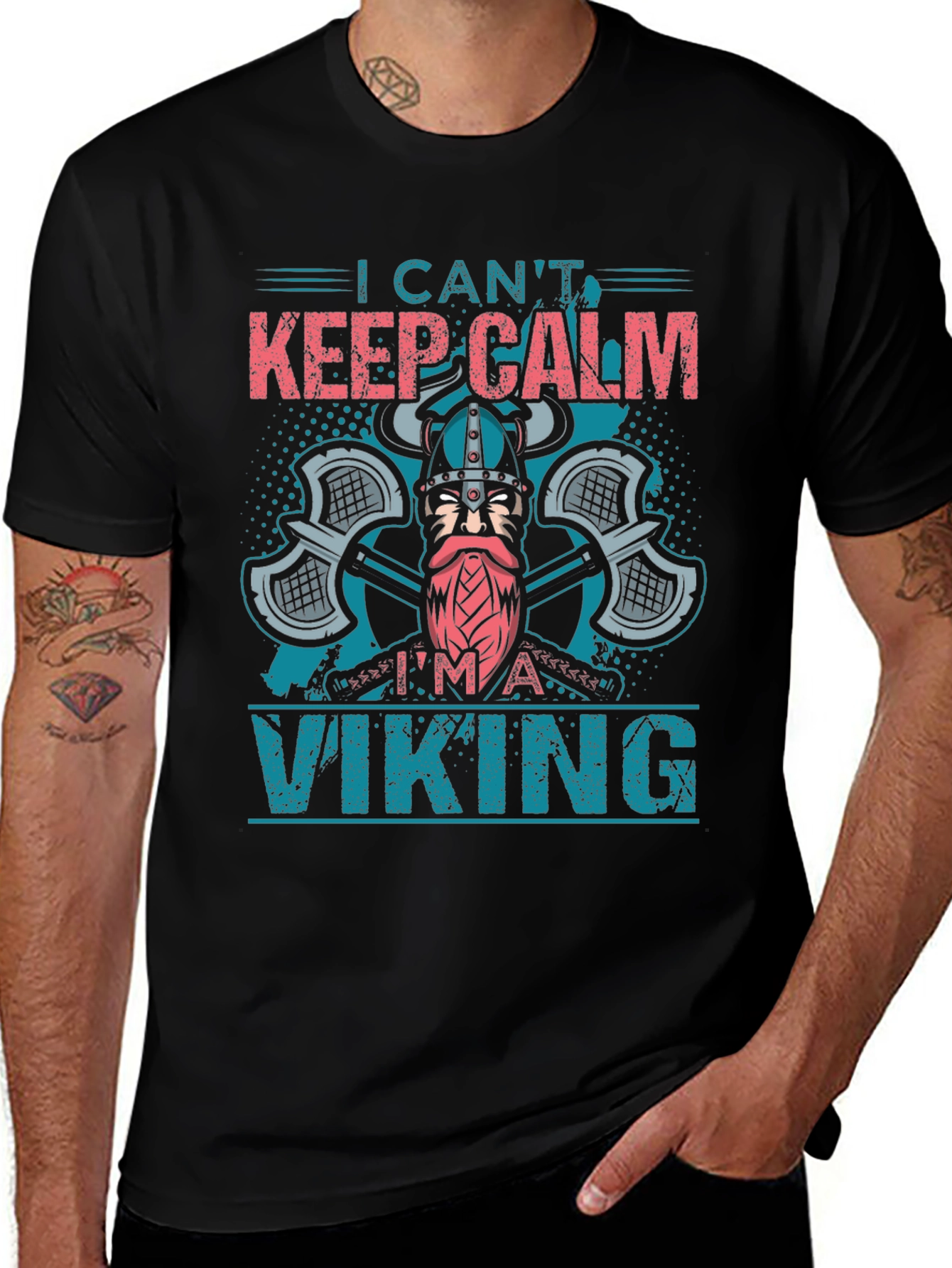 Viking Graphic T-Shirt - I Cant Keep Calm!