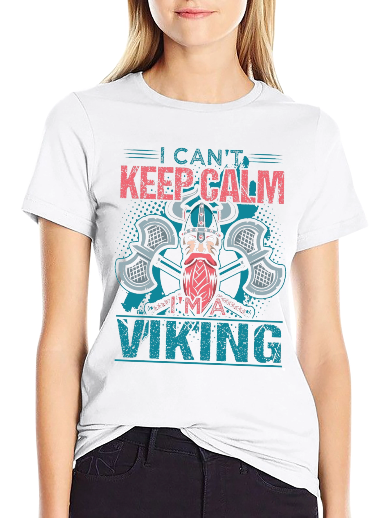 Viking Graphic T-Shirt - I Cant Keep Calm!