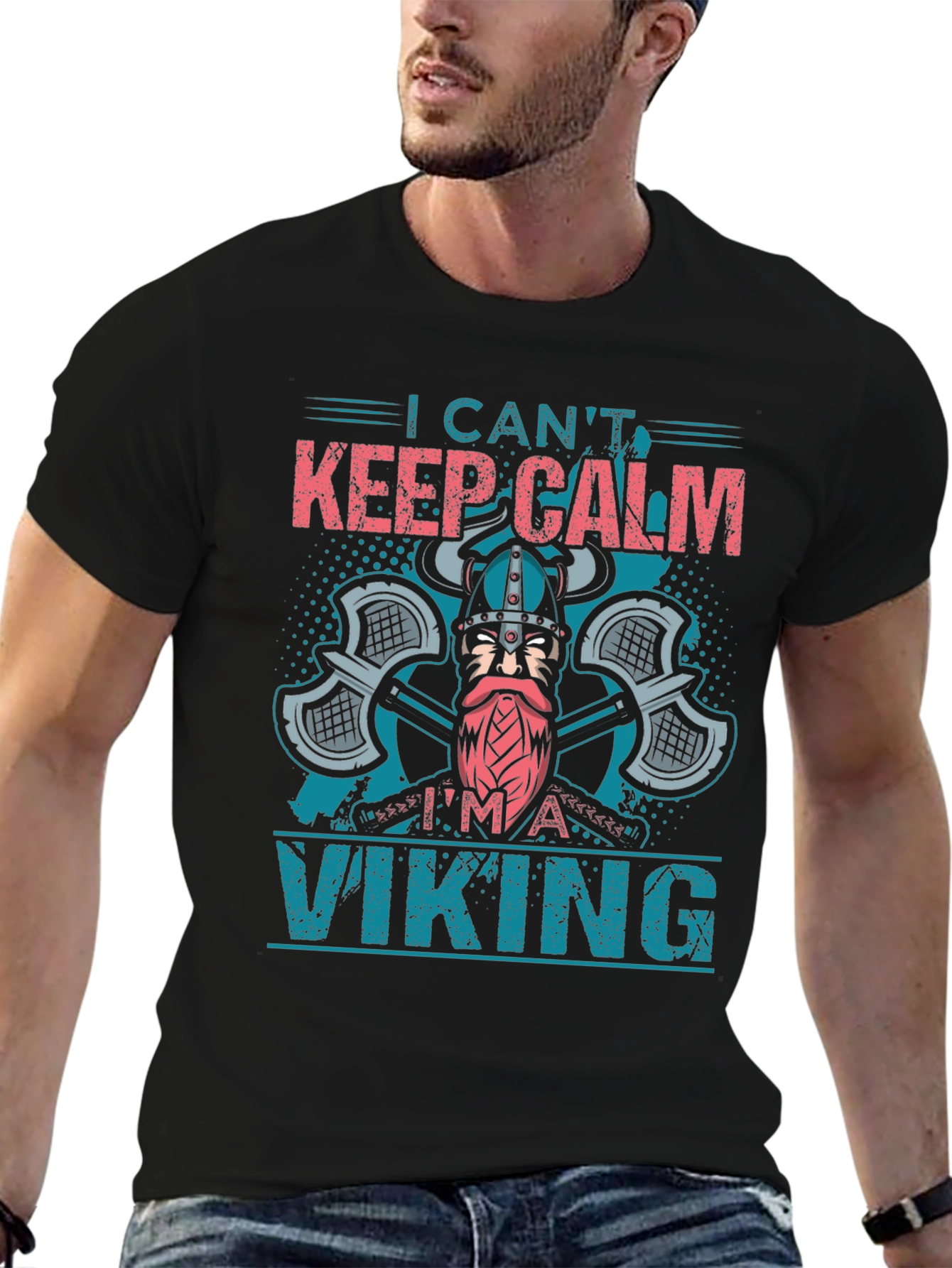 Viking Graphic T-Shirt - I Cant Keep Calm!