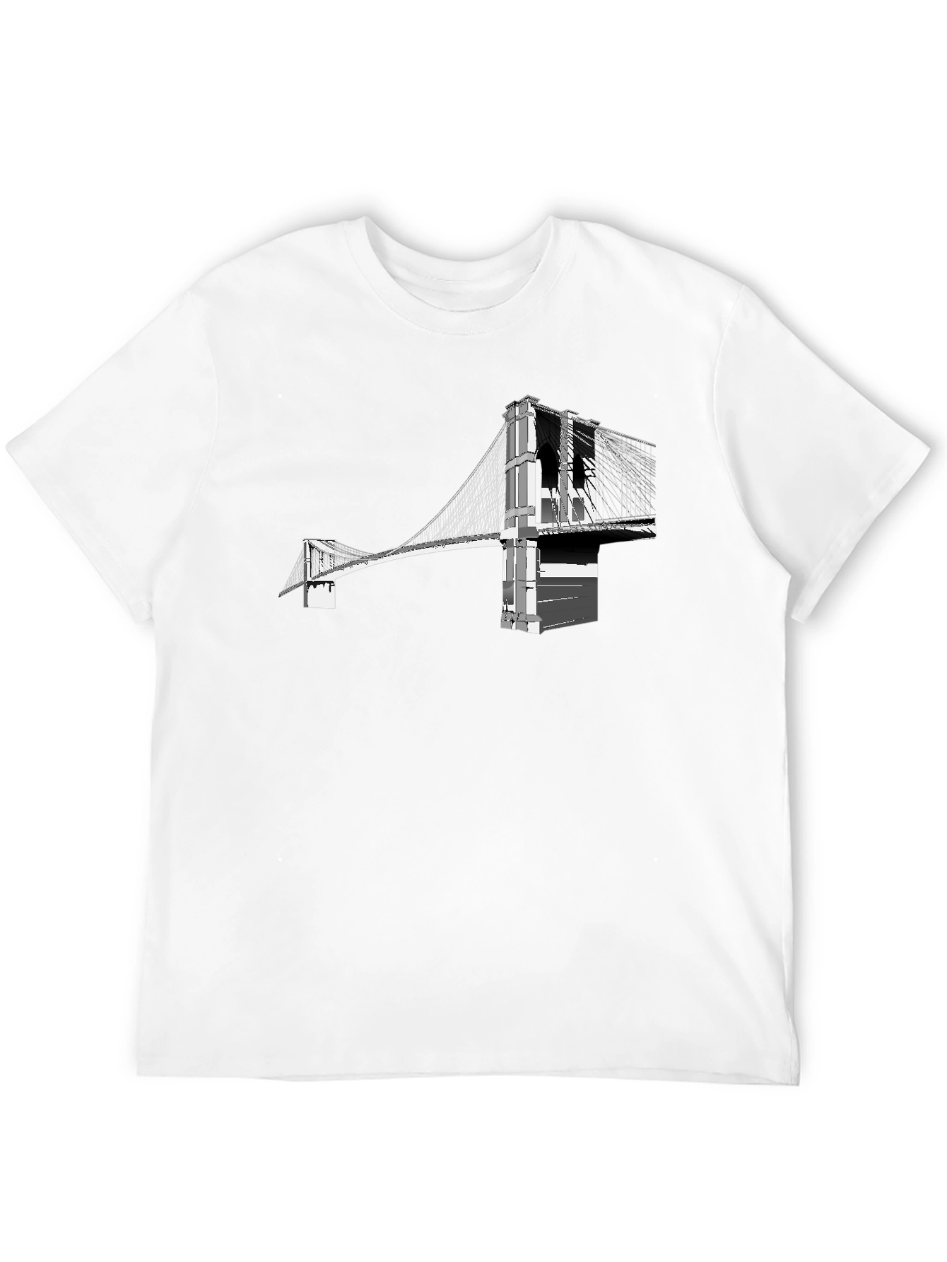 Brooklyn Bridge Graphic Tee - Black