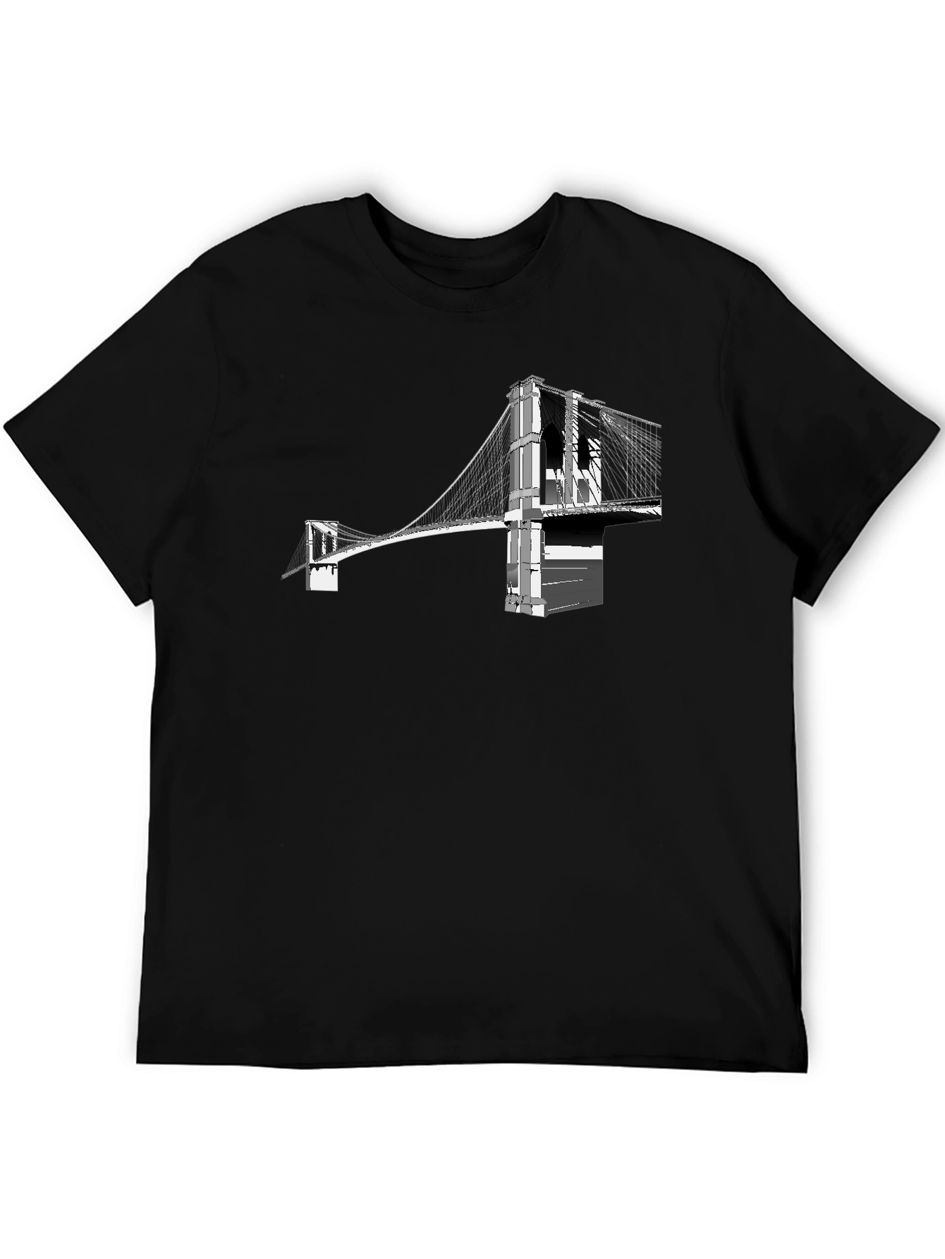 Brooklyn Bridge Graphic Tee - Black