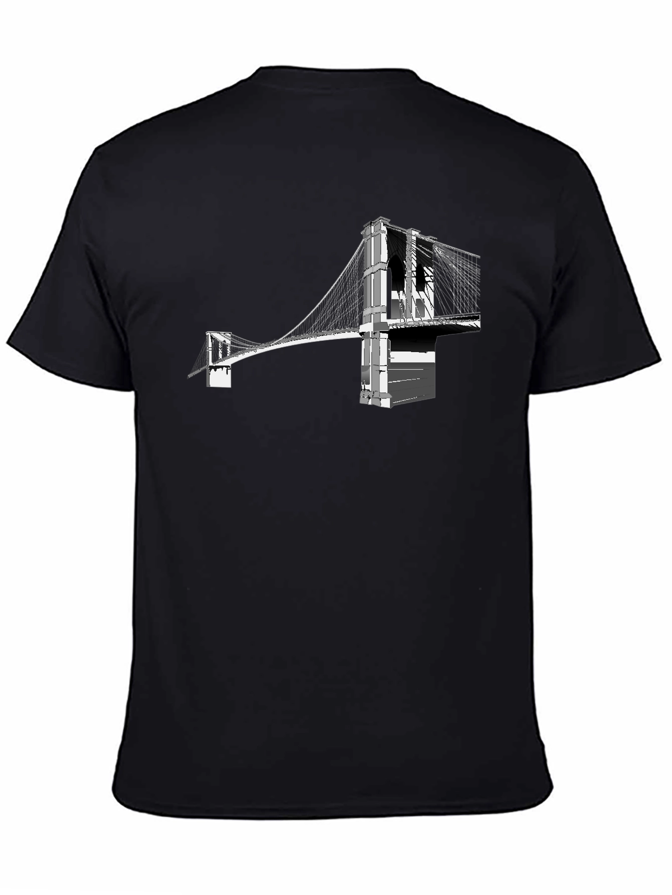Brooklyn Bridge Graphic Tee - Black