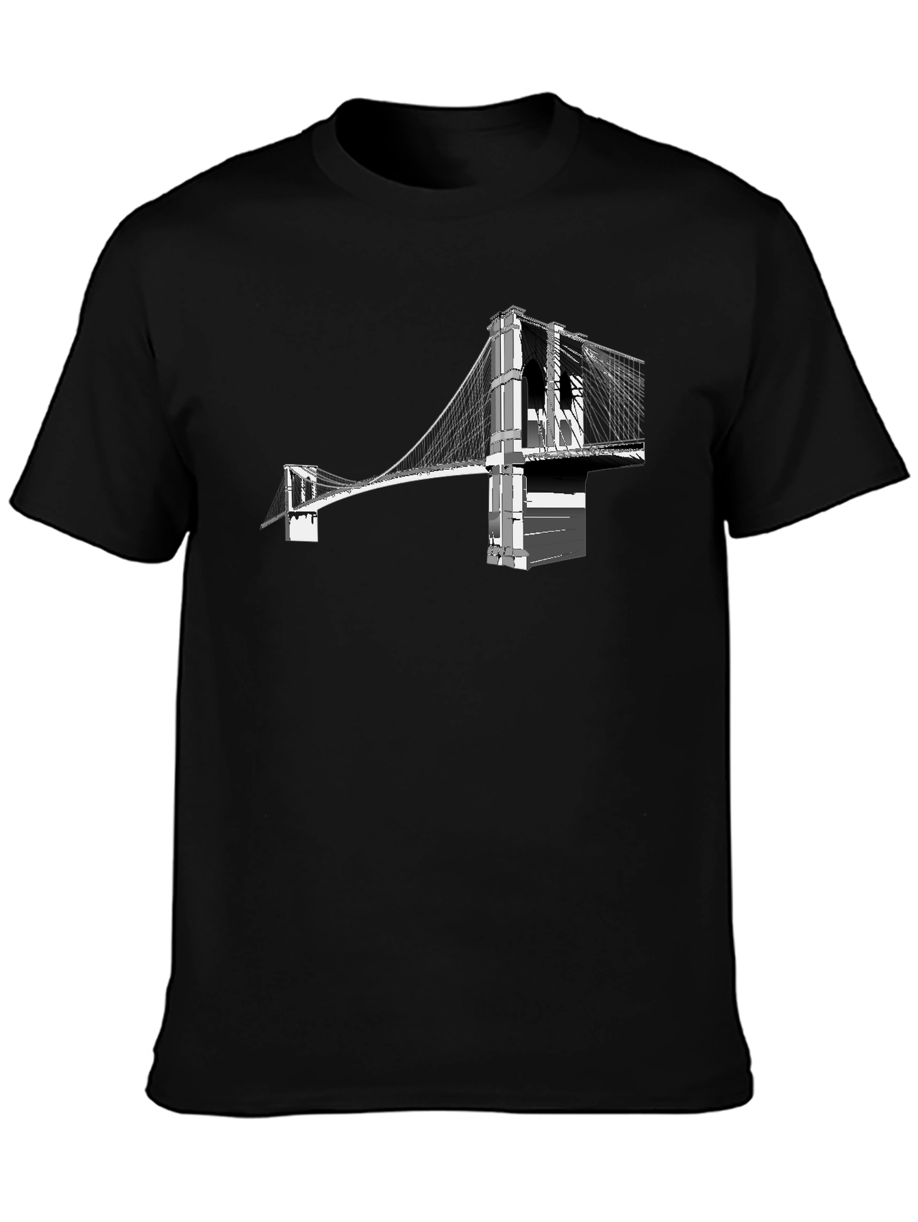 Brooklyn Bridge Graphic Tee - Black