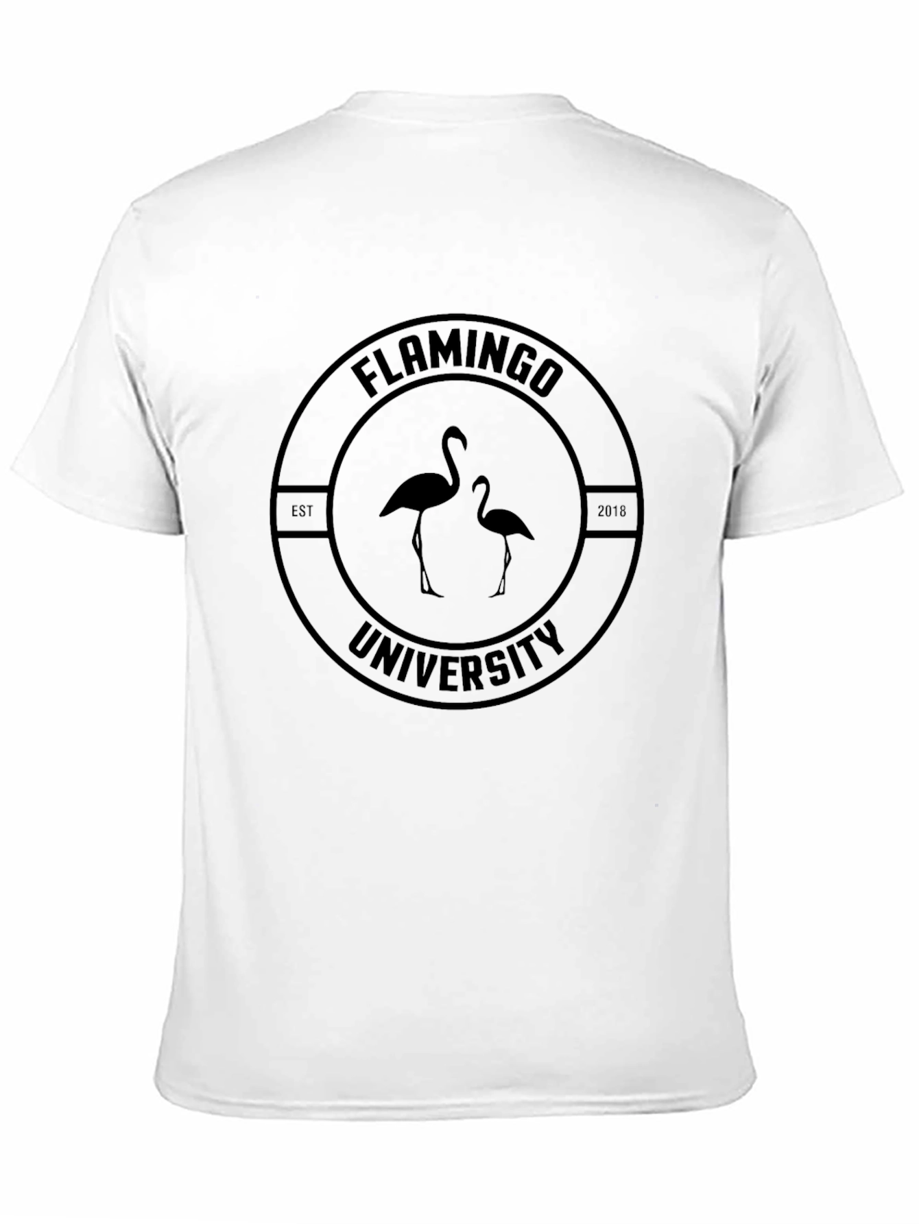 Flamingo University Black T-Shirt