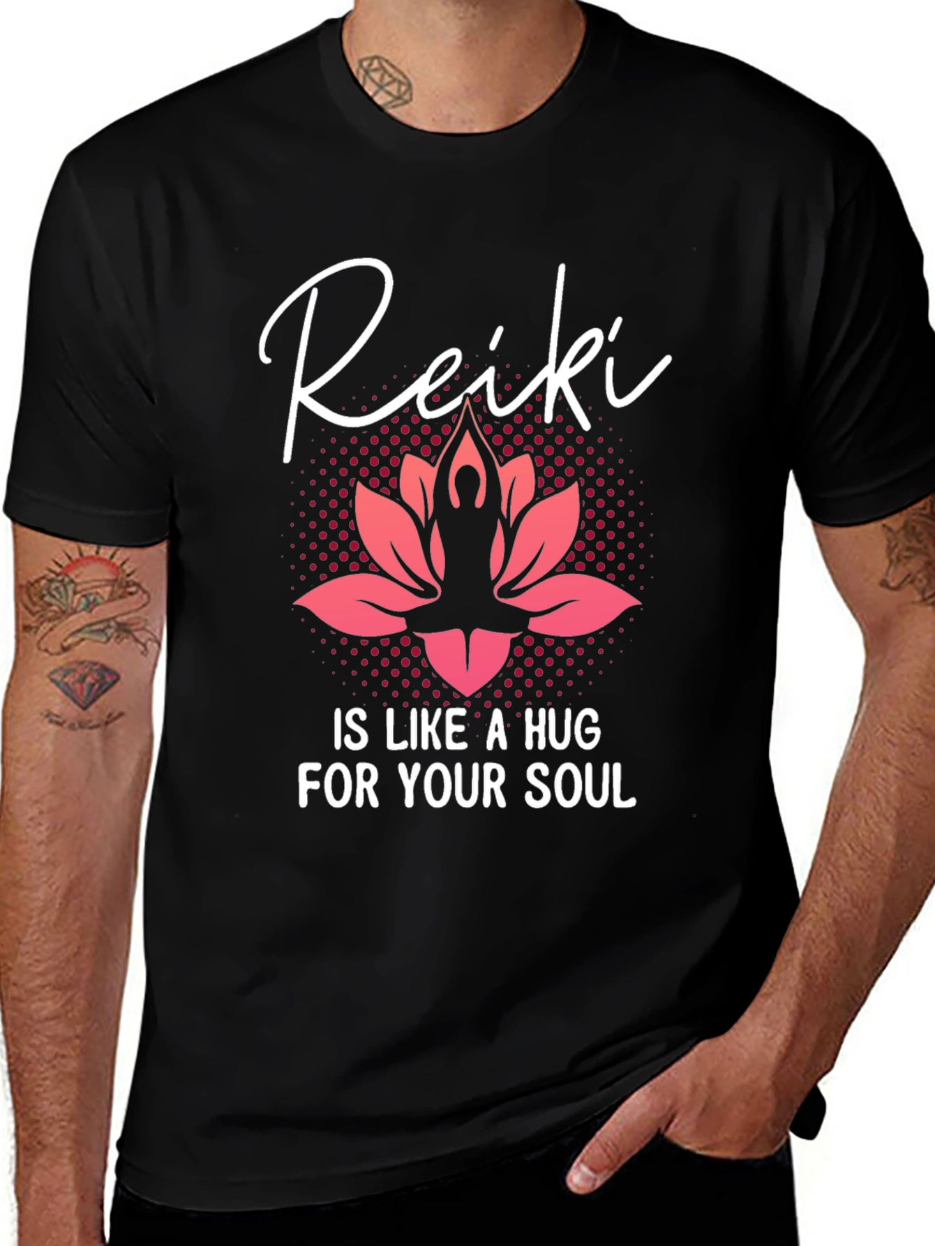 Reiki Soul Hug Graphic T-Shirt